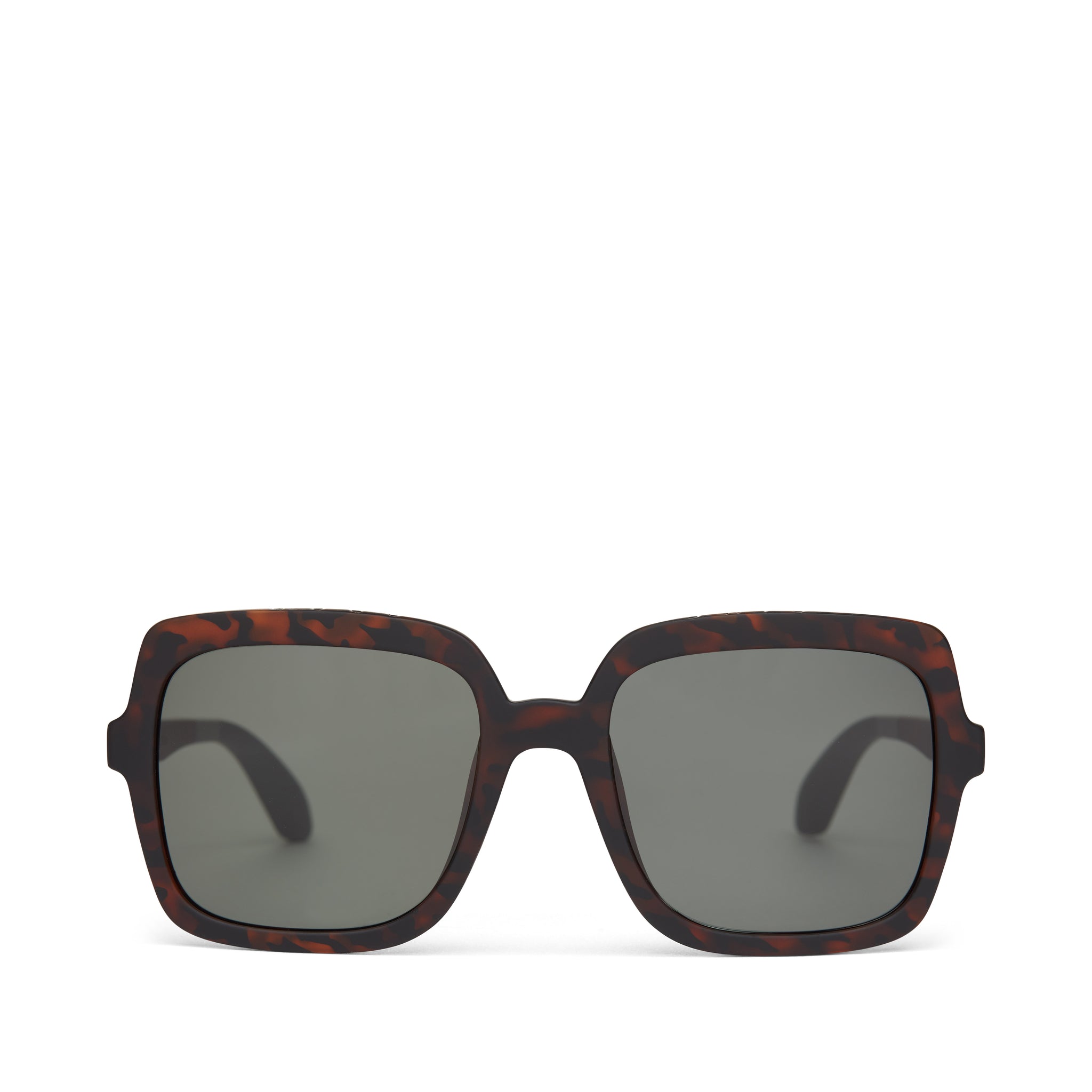 Toms Tortoise Shell Sunglasses TRAVELER Florentin Matte Tortoise Green Lens – TOMS.com main image 2
