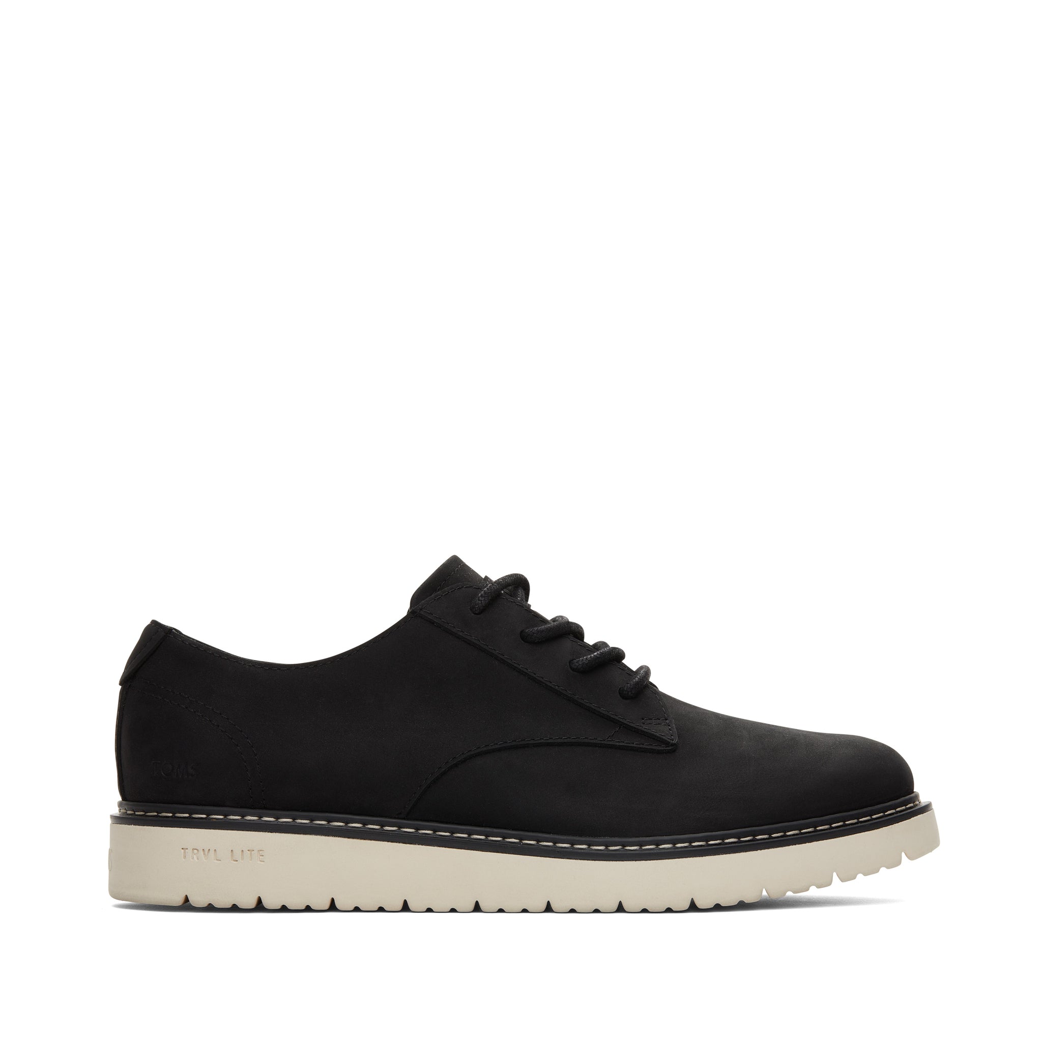 Men's Black Leather Navi TRVL Lite Oxford Sneakers – TOMS.com