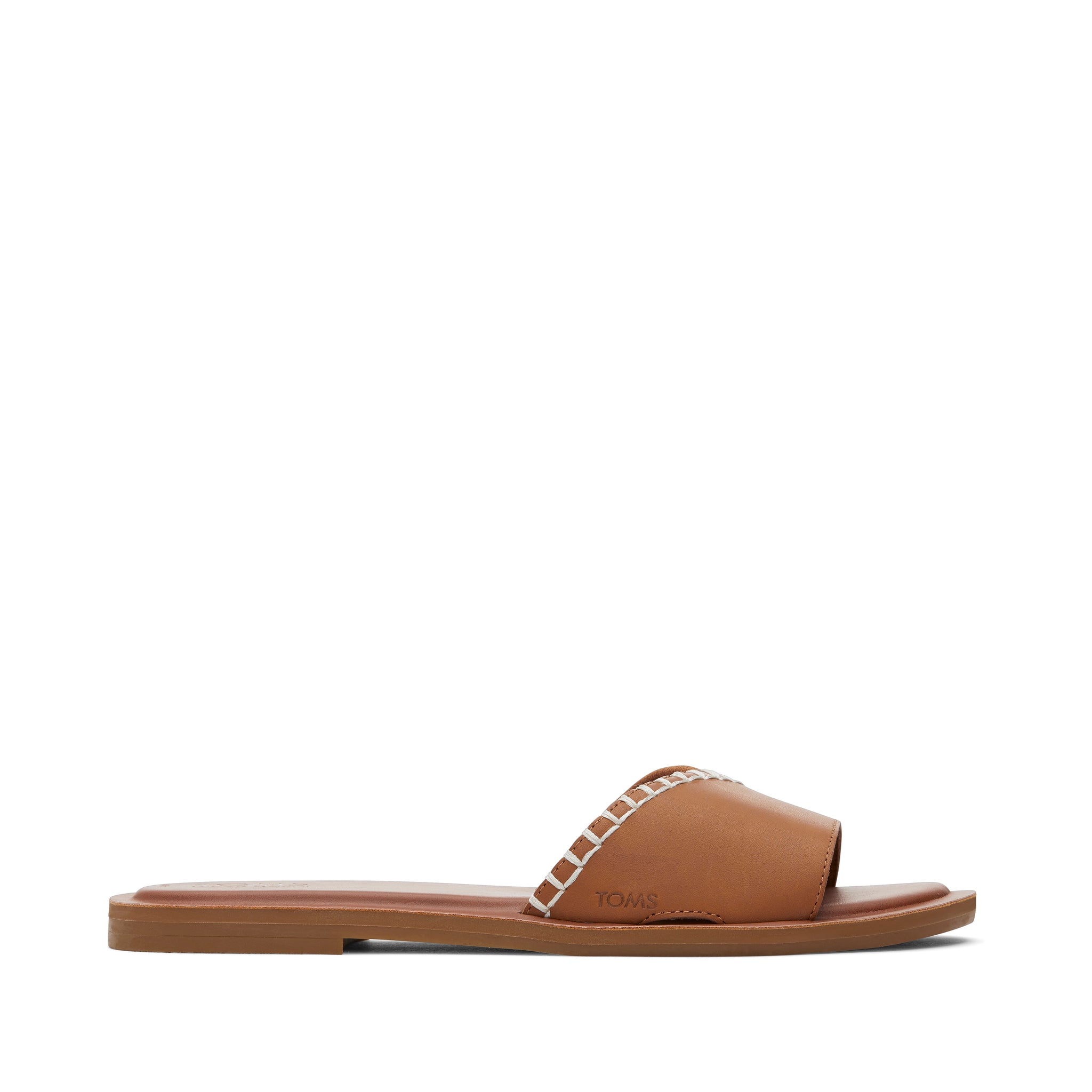 Womens Shea Tan Leather Slide Sandal – TOMS.com display picture 3