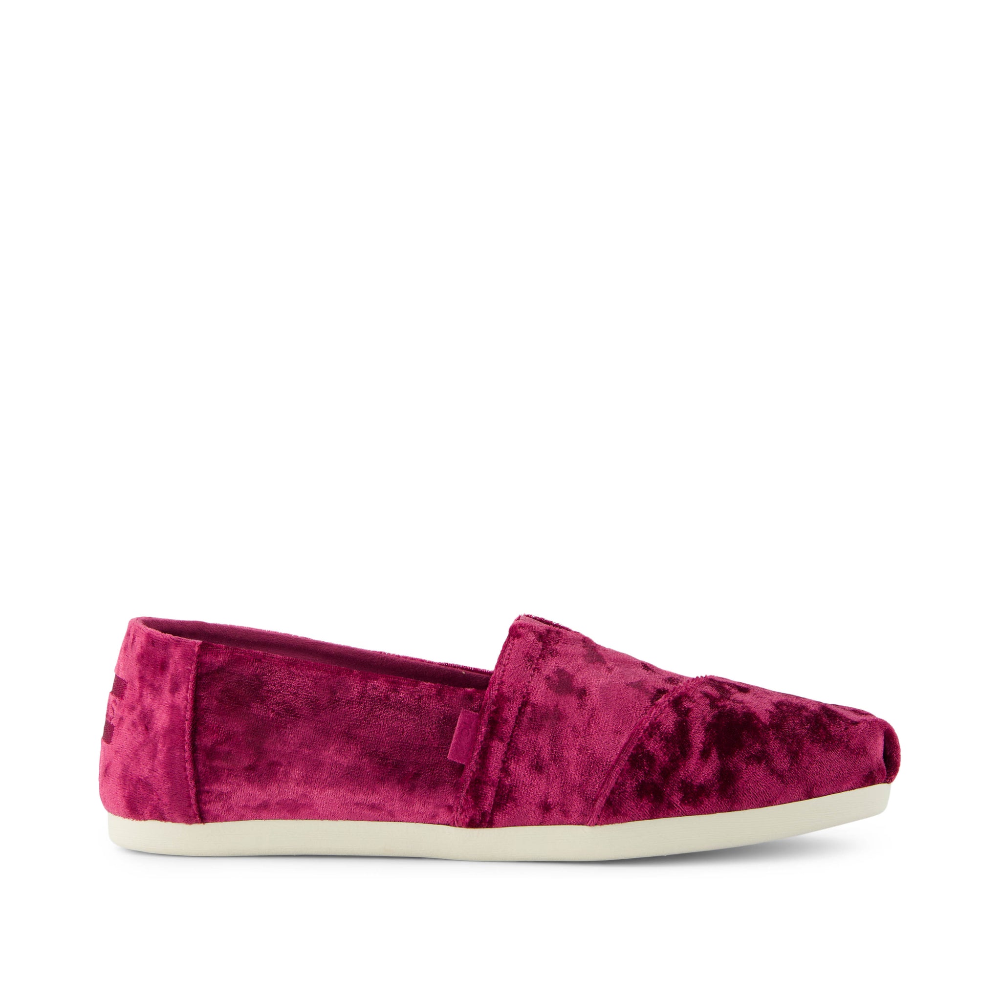 Alpargata Burgundy Crushed Velvet – TOMS.com