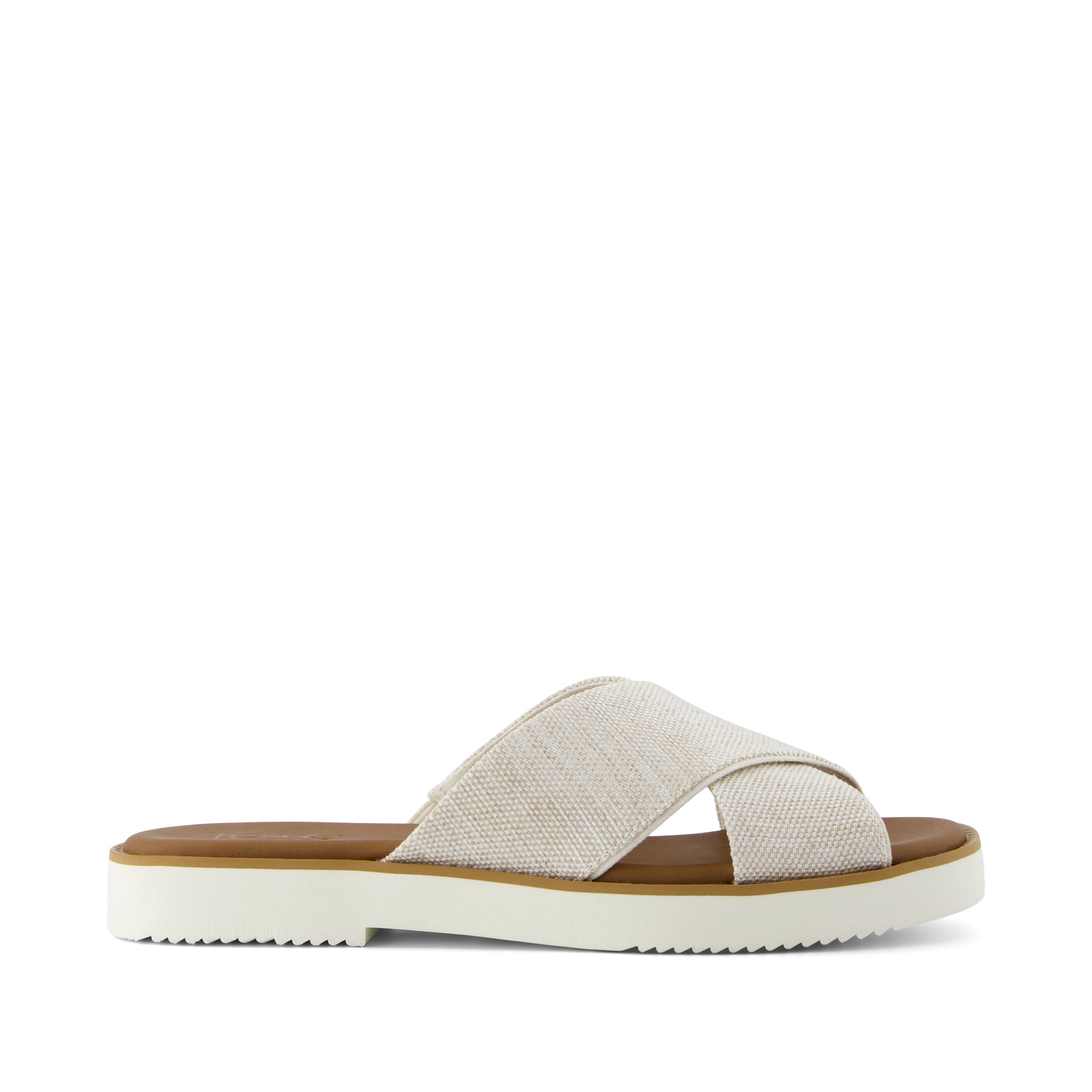 Mae Crossover Slide Sandal Natural Yarn Dye – TOMS.com