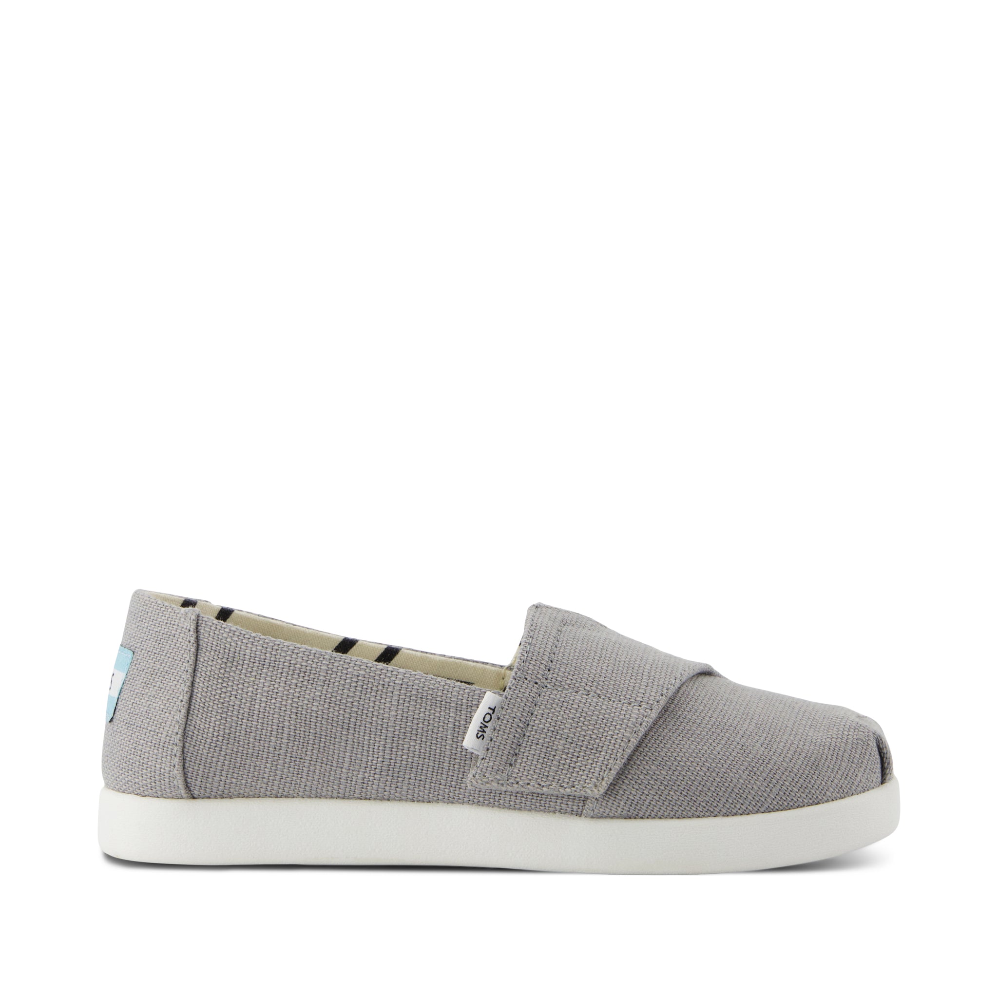 Alpargata Classic Kids Shoe Drizzle Grey Heritage Canvas – TOMS.com