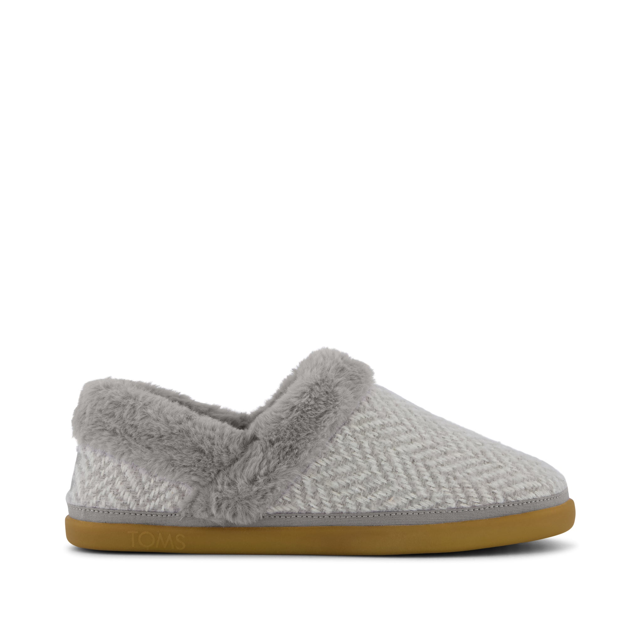 Womens Oslo Convertible Slipper Drizzle Grey Herringbone – TOMS.com