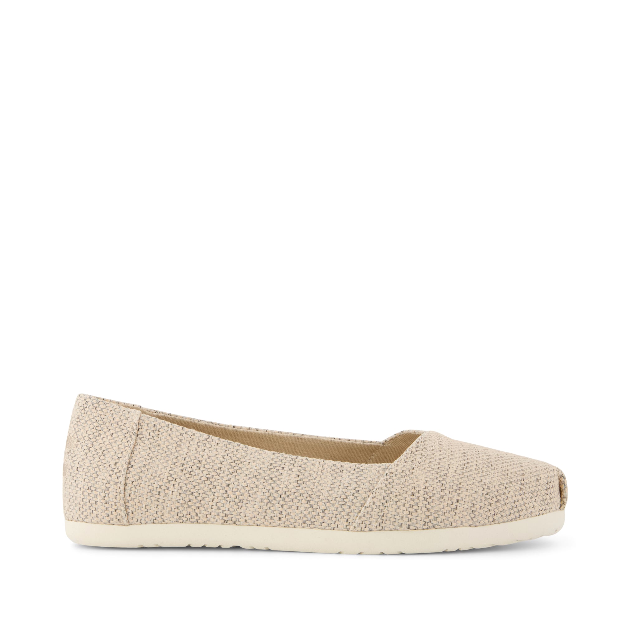 Toms Natural Canvas Slip On Flat Shoes Size 11.5 TOMS Classic Alpargata Canvas Slip-On Flat Shoe (Women main image 4