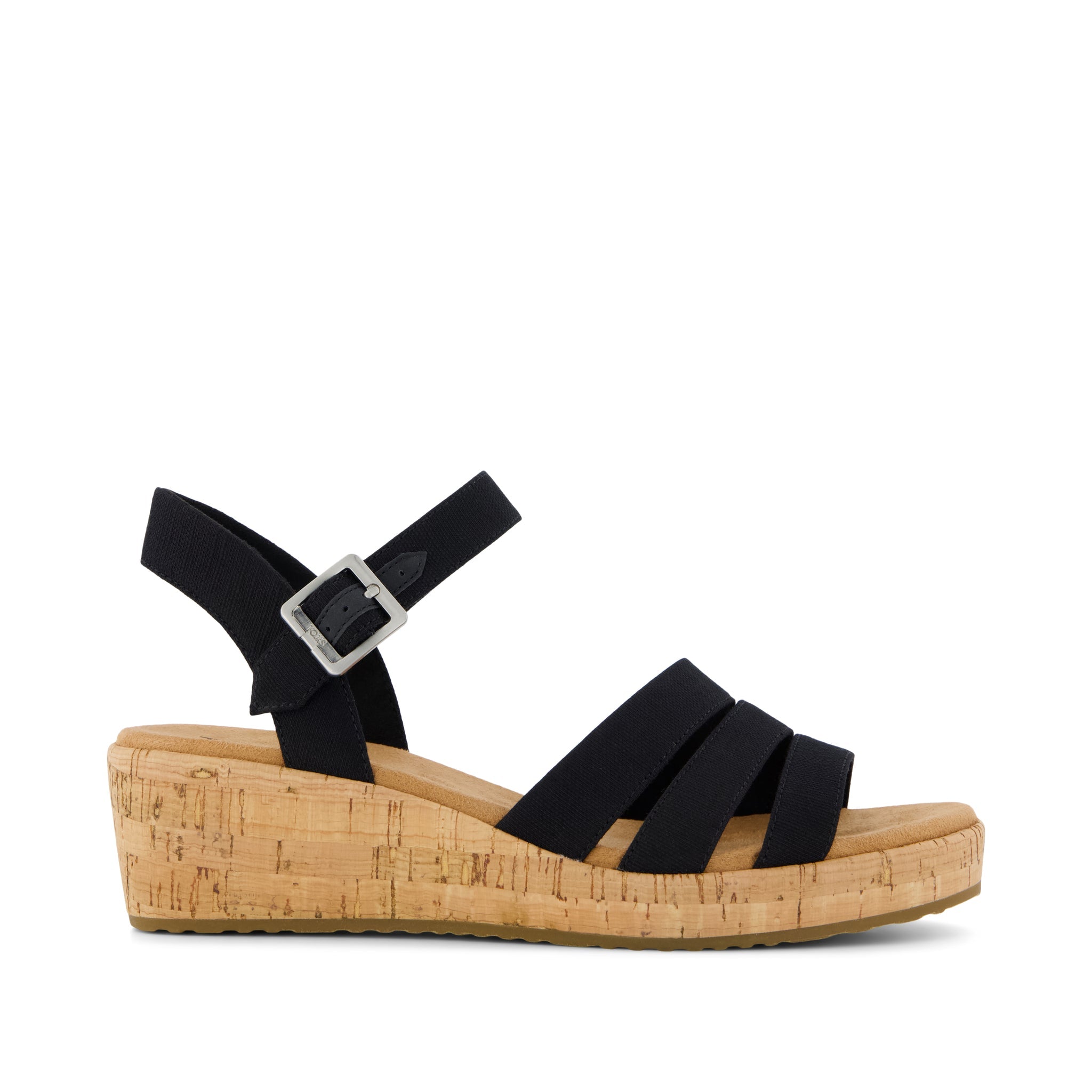 Womens Julia Wedge Sandal Woven Black – TOMS.com