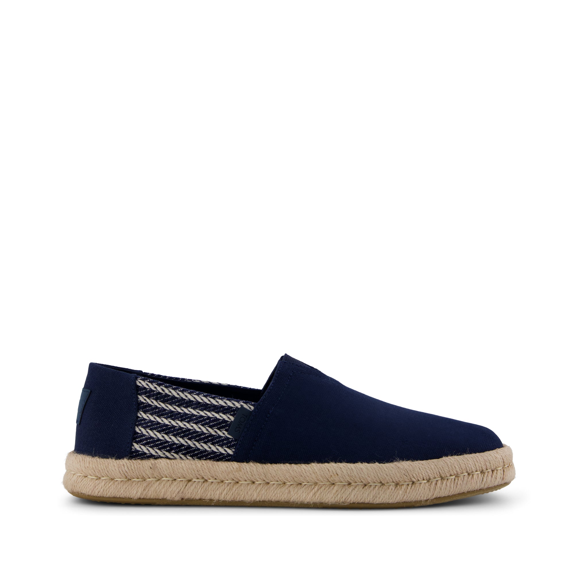 MEN’S TOMS ALPARGATA ESPADRILLES! NWT! SIZE 8 Toms Mens Alpargata Black/Black Heavy Twill - Black  main image 4