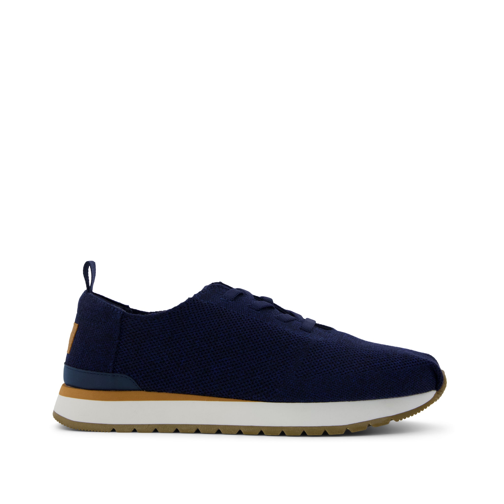 Men\'s Navy Casual Knit Lace-Up Shoes Men main image 3