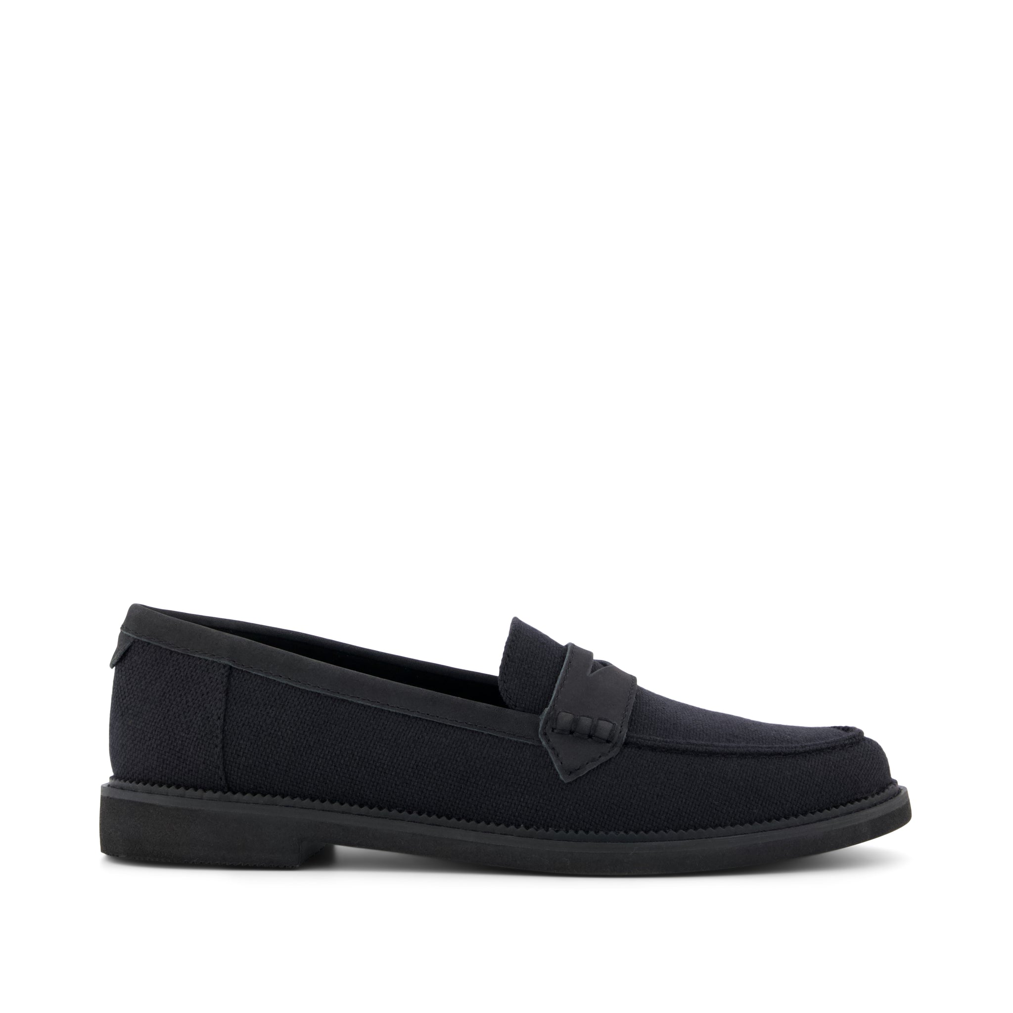 Womens Marie Loafer Black Textile – TOMS.com