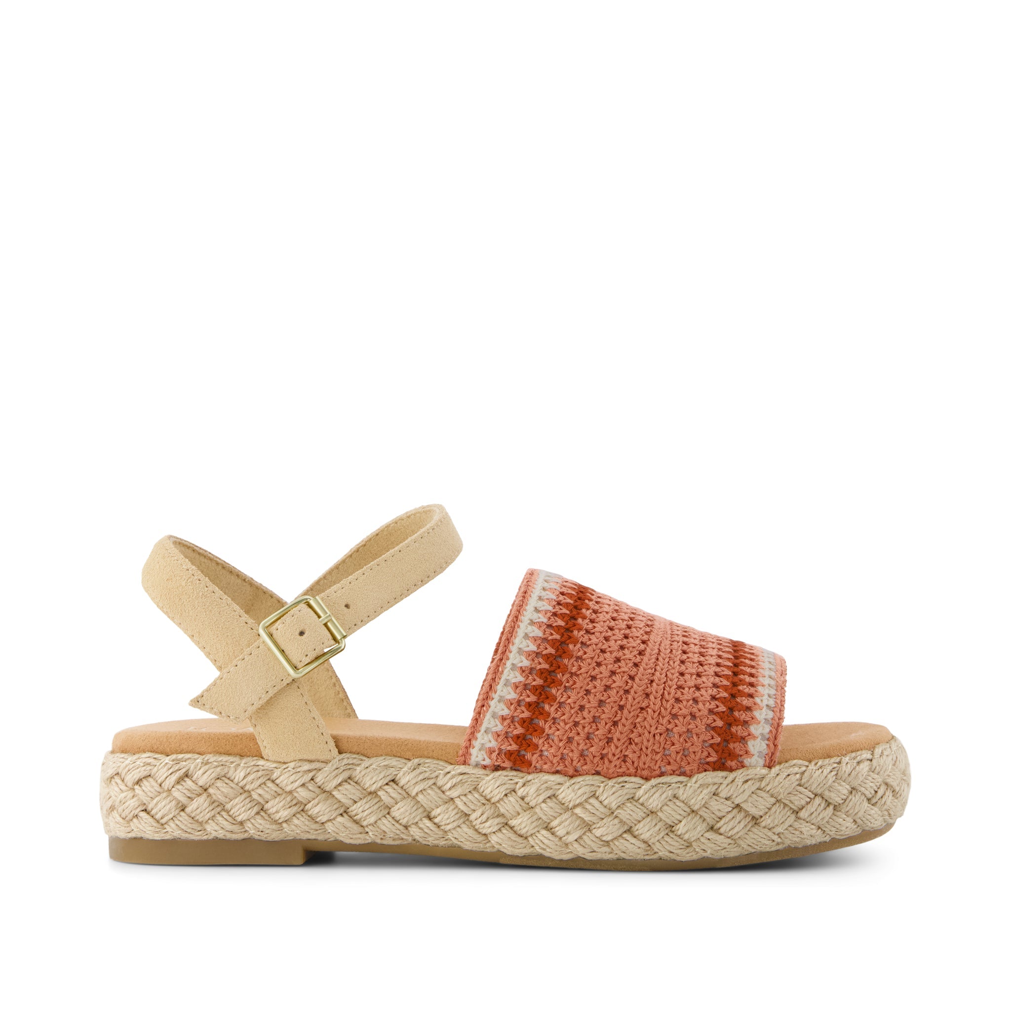Womens Abby Flatform Espadrille Sandal Bloom Crochet – TOMS.com