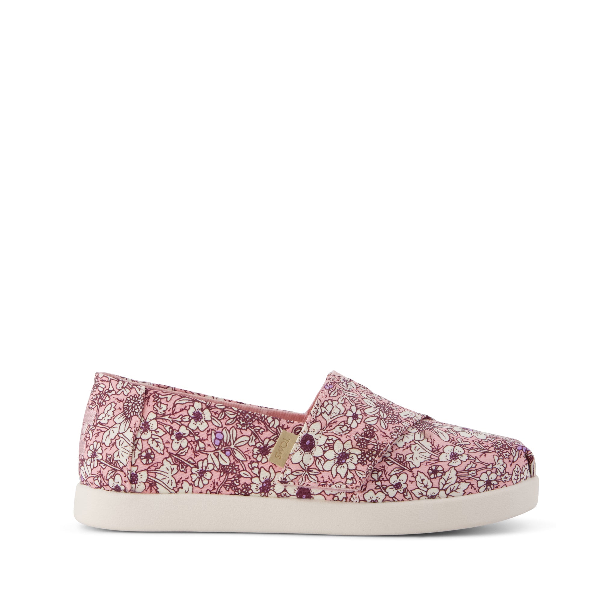 ローズクオーツ・ガーネット・クオーツ　N-378 Alpargata Classic Kids Shoe Pink Quartz Floral – TOMS.com