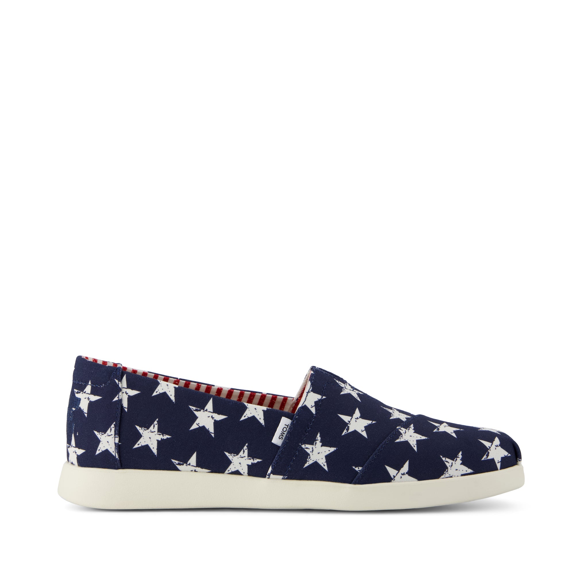 Womens Alpargata Plus Navy Stars Canvas – TOMS.com