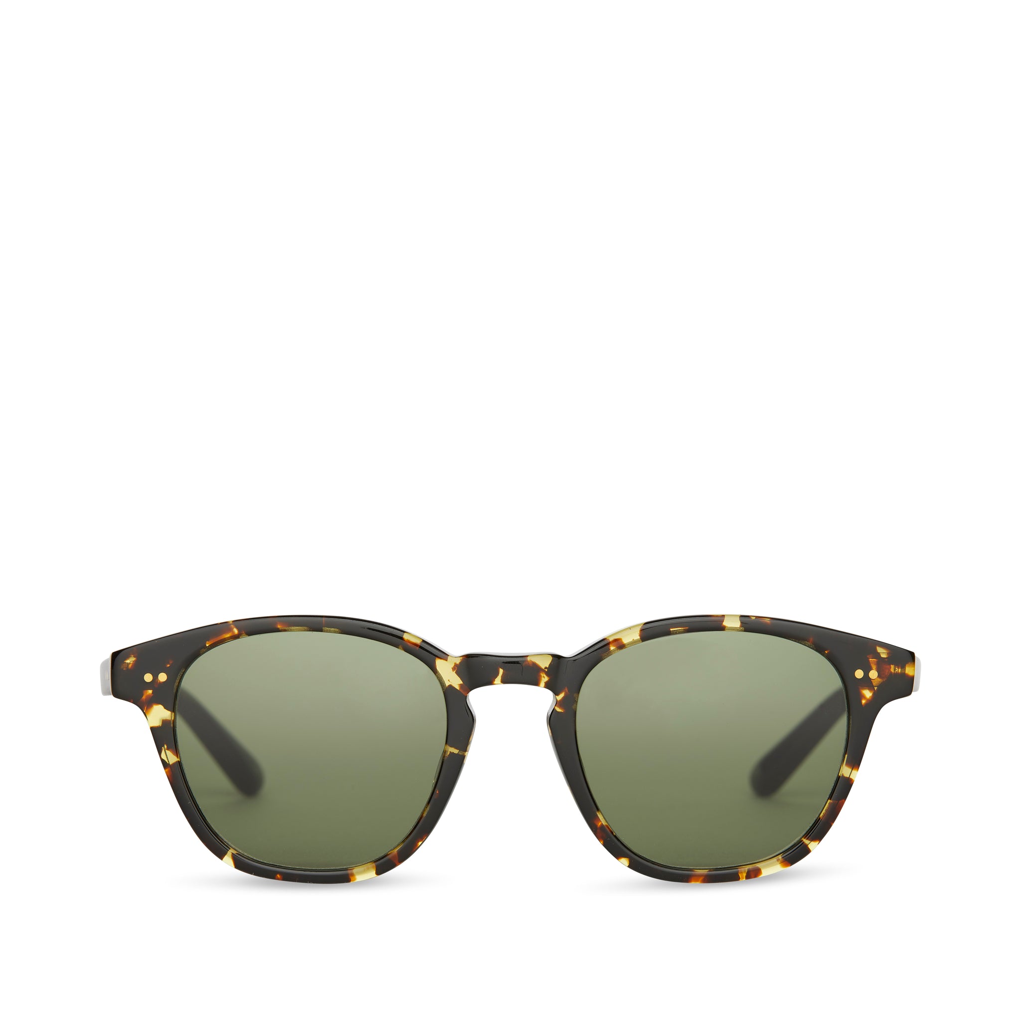 Wyatt Havana Handcrafted Sunglasses Front View