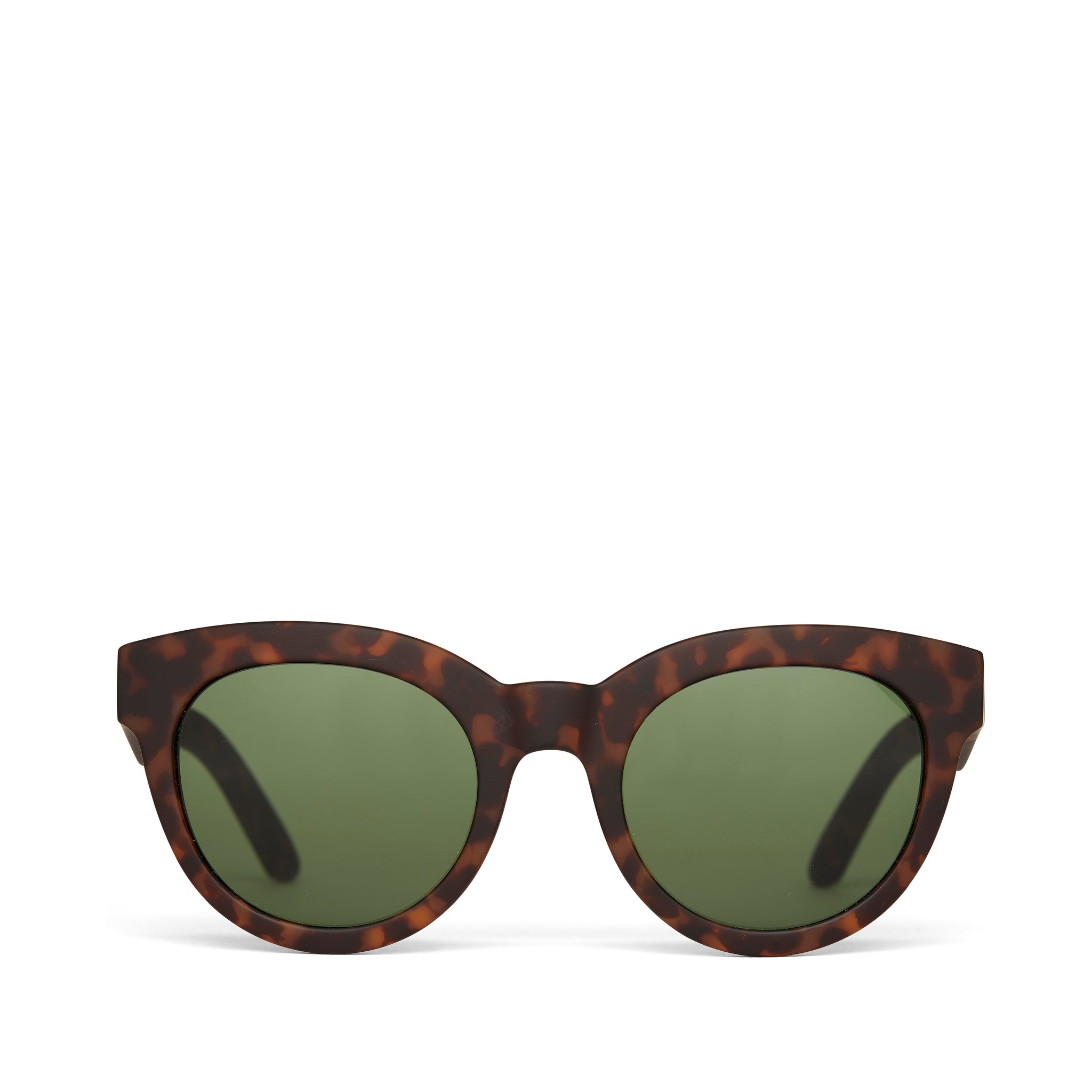 TRAVELER Florentin Matte Tortoise Green Lens