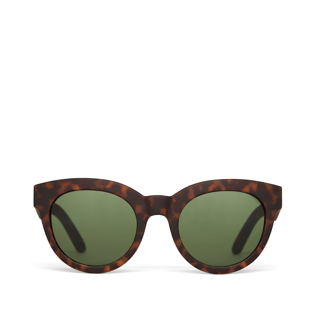 Florentin Black Tortoise Traveler Sunglasses Front View