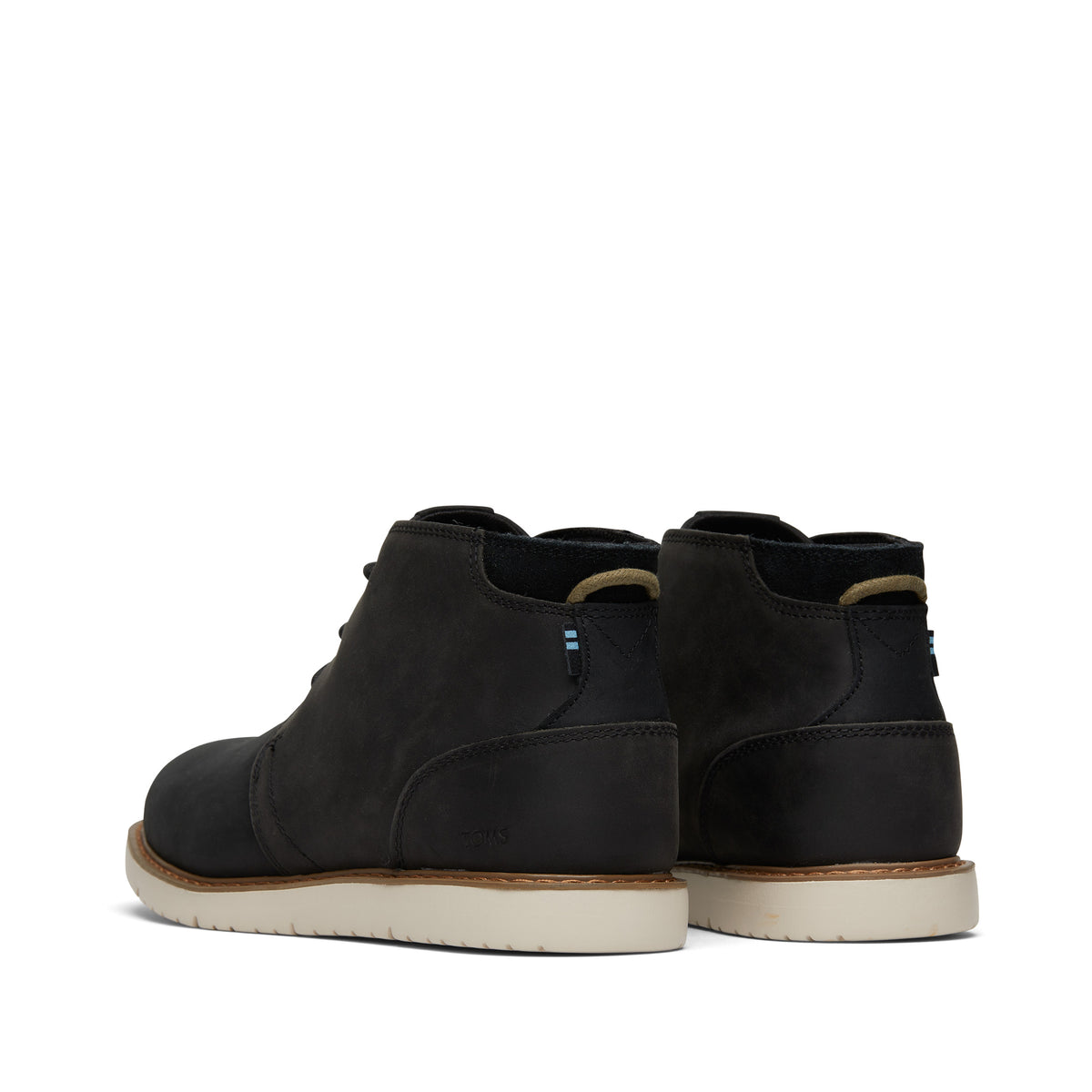 Navi Black Water Resistant Boot Back View