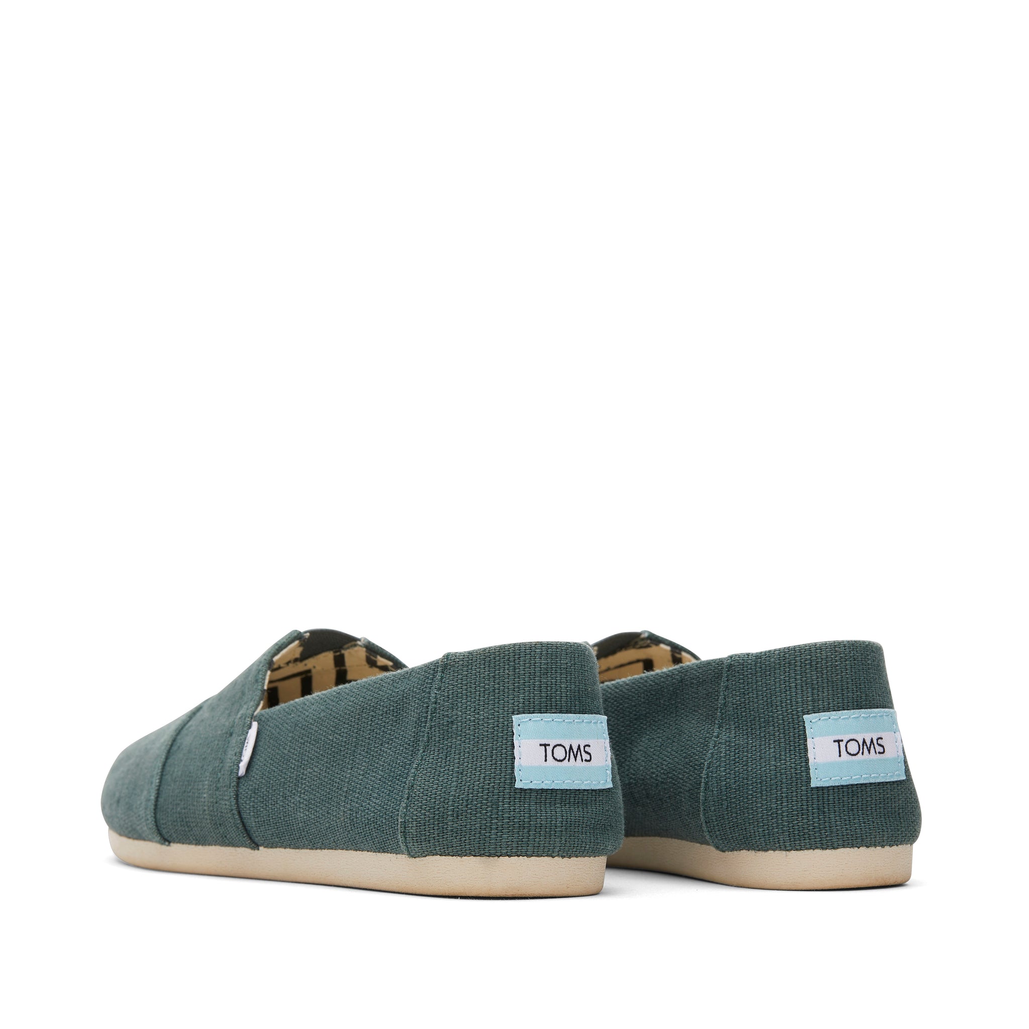 Alpargata Green Heritage Canvas Back View