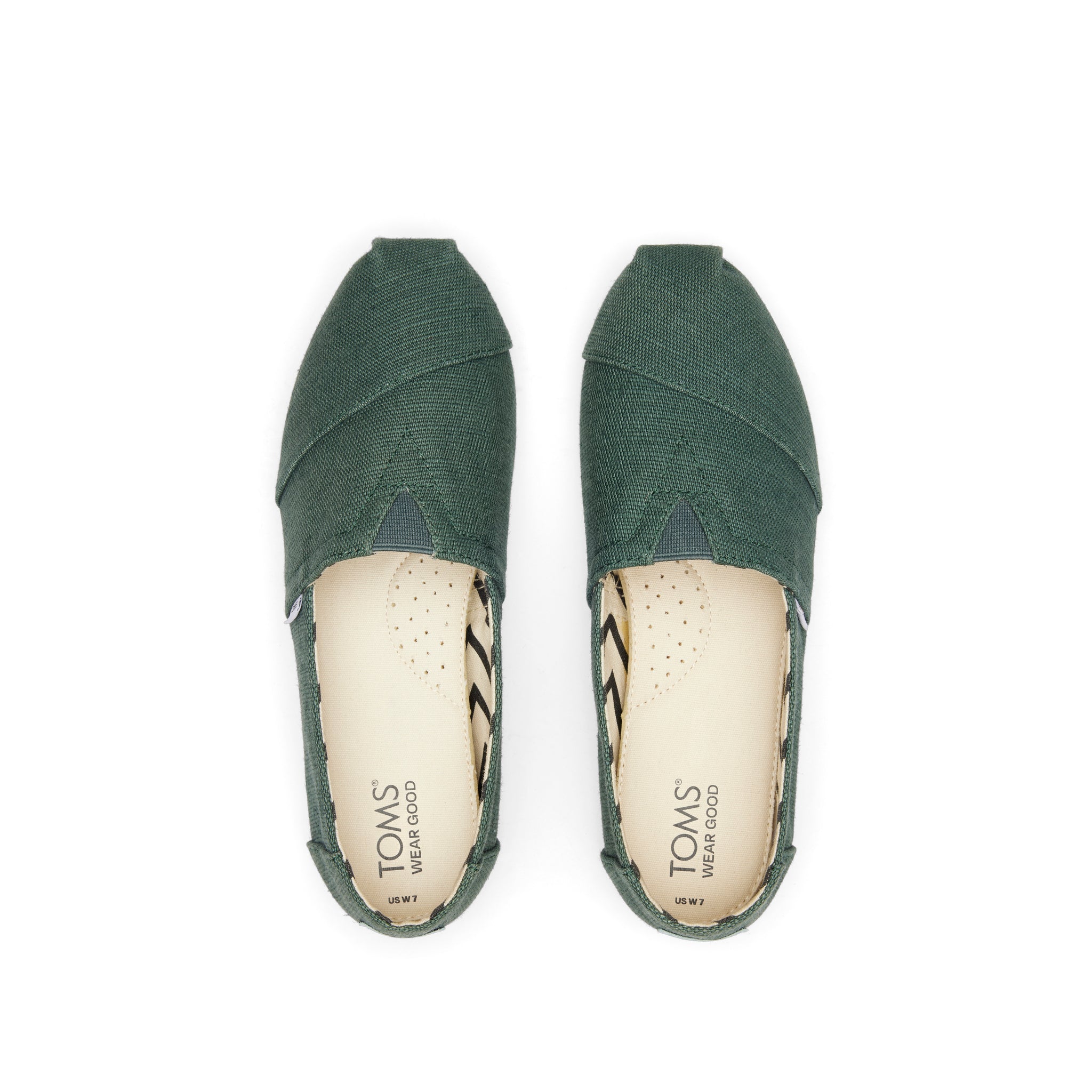 Alpargata Green Heritage Canvas Top View