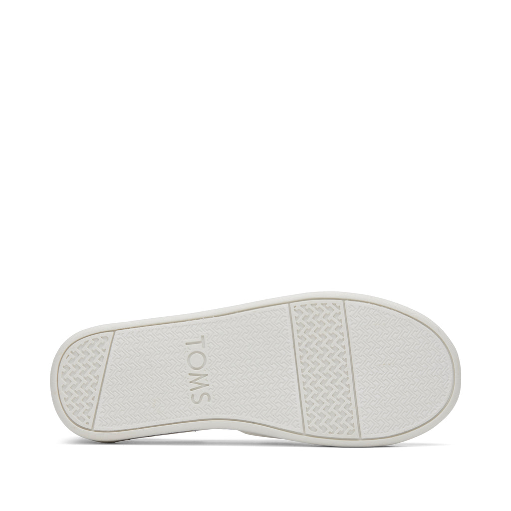 Youth Alpargata Silver Glimmer Kids Shoe Bottom Sole View