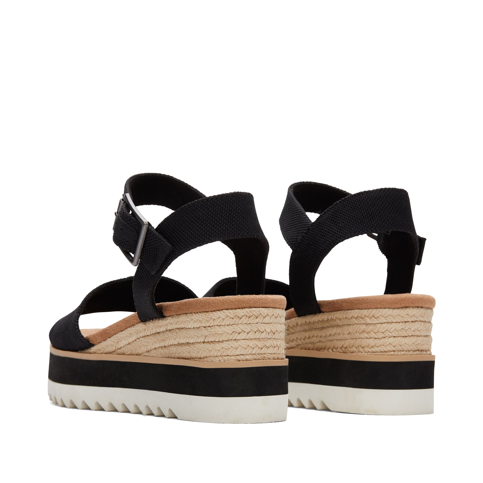 Women's Diana Black Wedge Sandal – TOMS.com