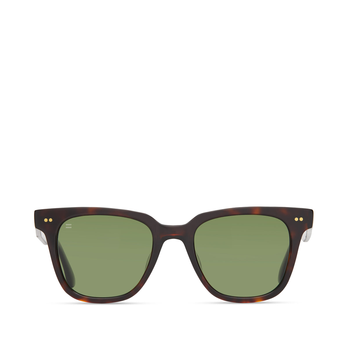 Unisex Sunglasses Dark Tortoise with Bottle Green Polarized  display picture 1