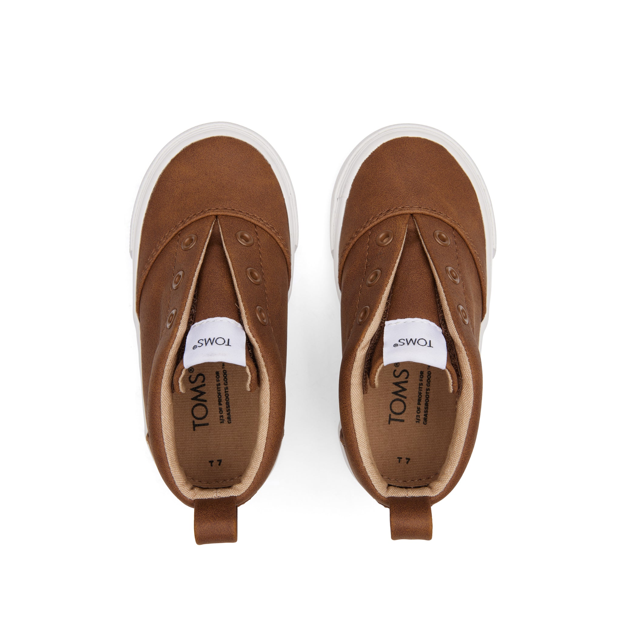 Fenix Brown Toddler Sneaker Top View