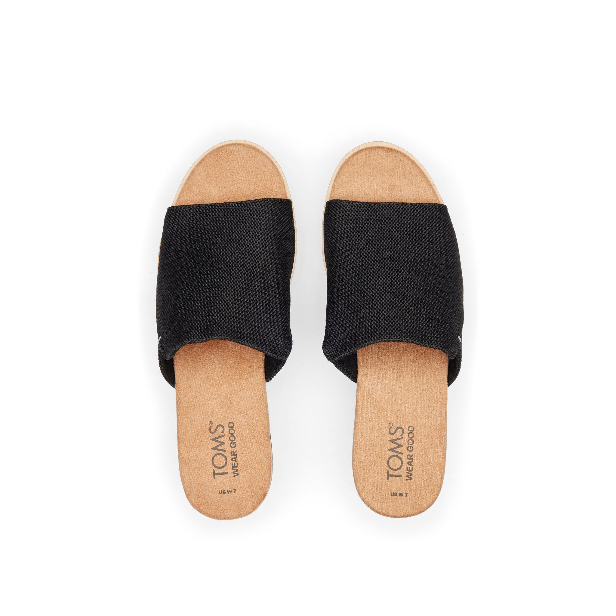 Diana Mule Black Sandal Top View