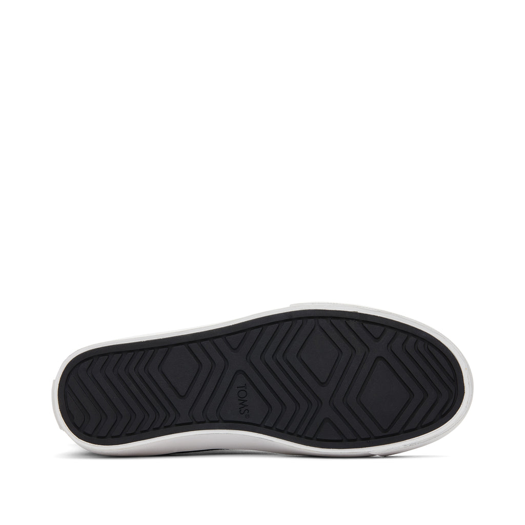 Fenix Platform Chelsea Black Suede Sneaker Bottom Sole View