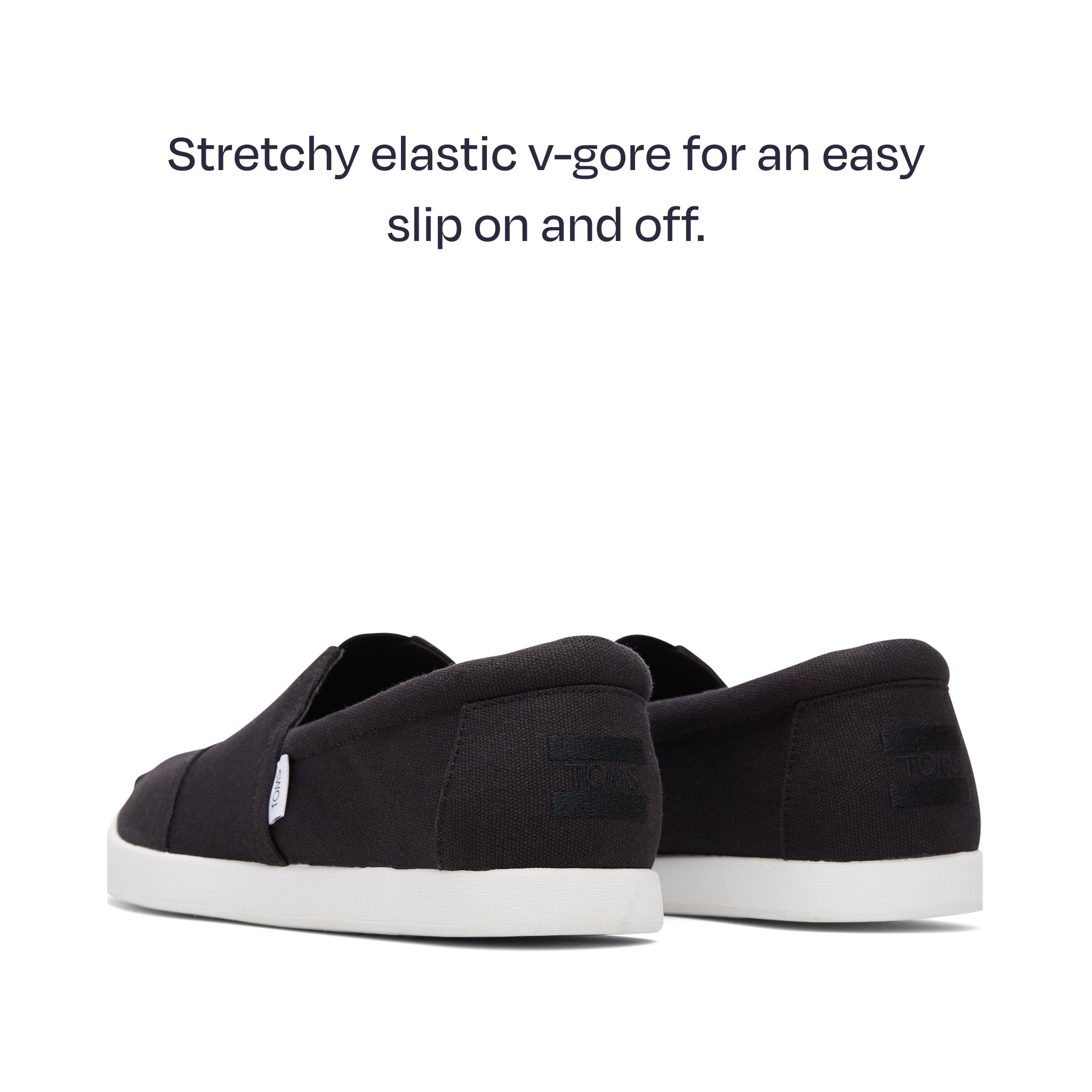 Mens Alp Fwd Black Recycled Cotton Canvas Espadrille – TOMS.com