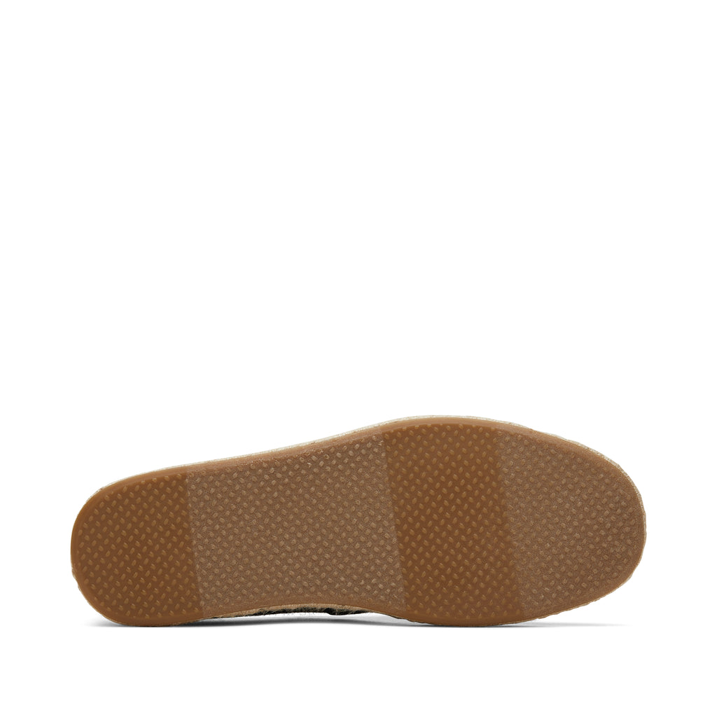 Alpargata Black Recycled Cotton Rope 2.0 Espadrille Bottom Sole View