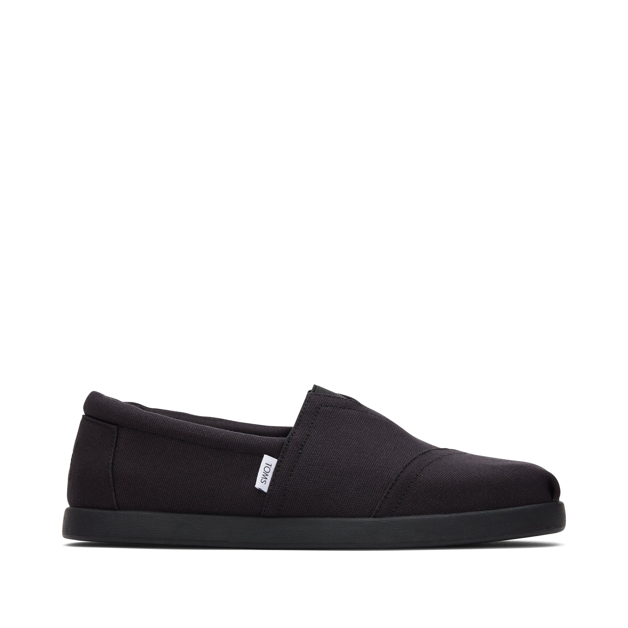 Mens Alp Fwd All Black Recycled Cotton Canvas Espadrille