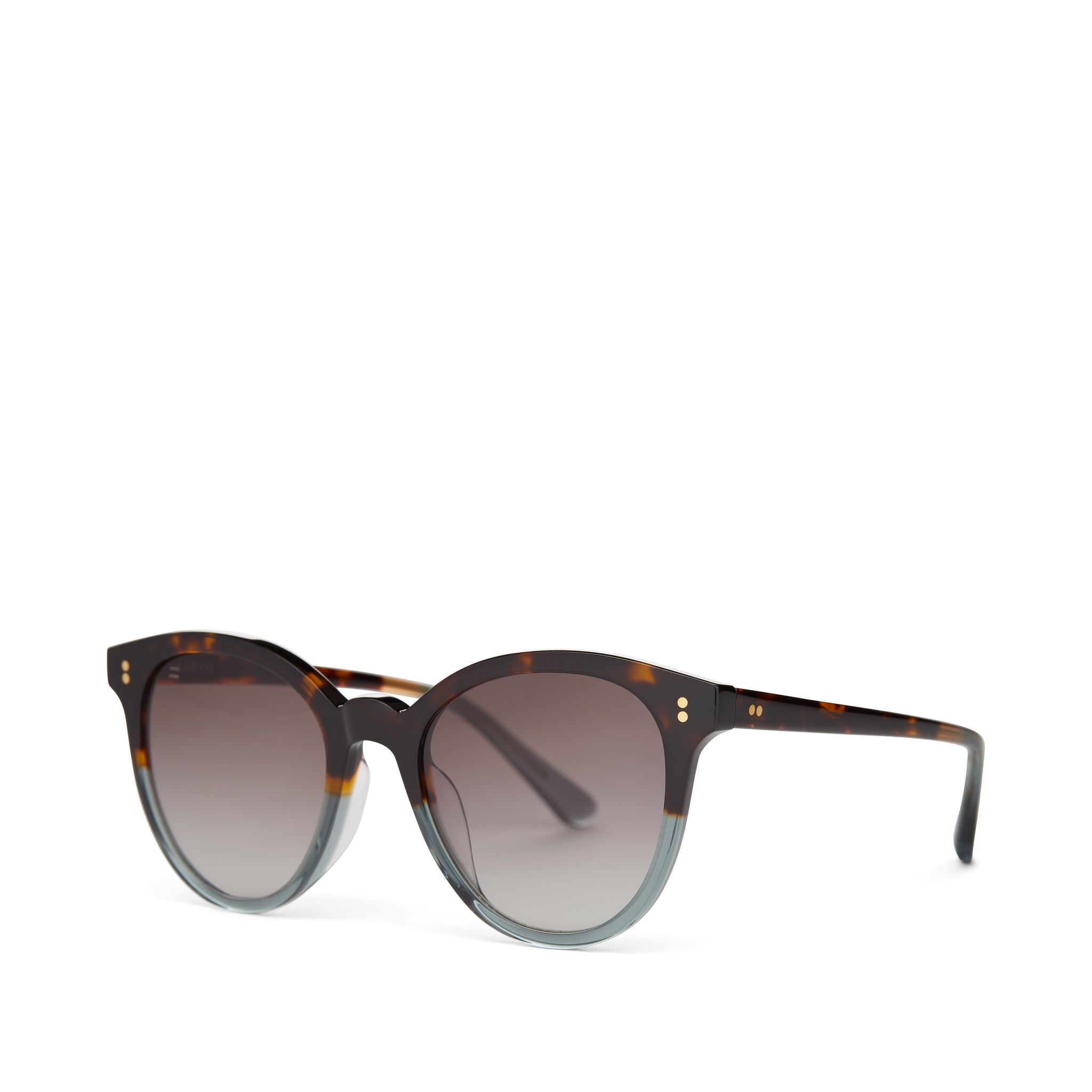 TOMです！ Aaryn Tortoise Ocean Grey Fade Frame and Grey Gradient Lens