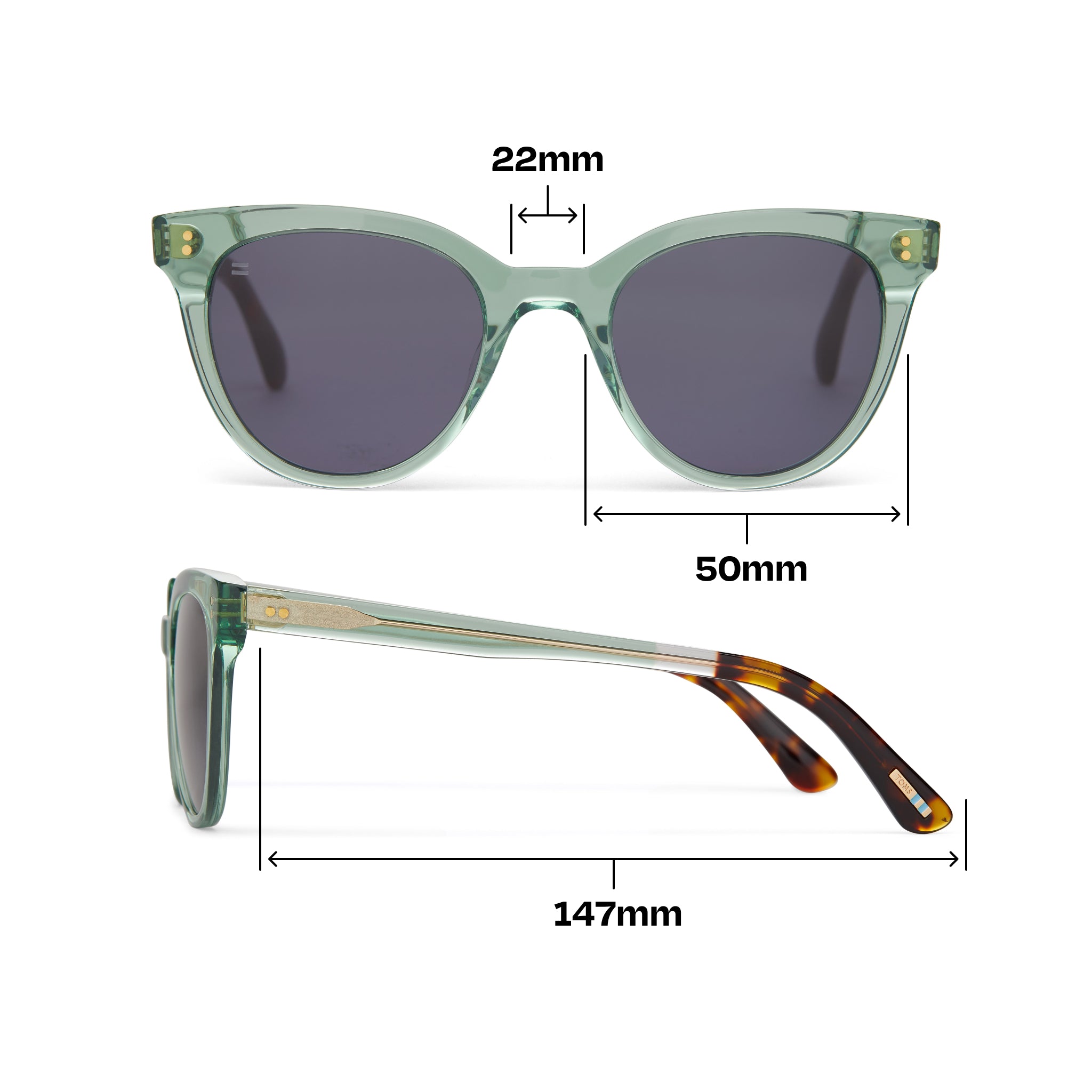 Marlowe Jade Handcrafted Sunglasses