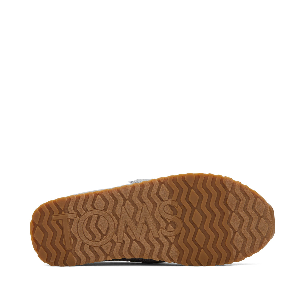 Youth Resident Grey Heritage Canvas Kids Sneaker Bottom Sole View