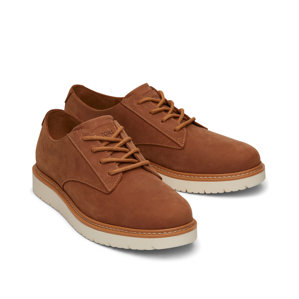 Navi TRVL LITE Tan Water Resistant Dress Shoe Front View