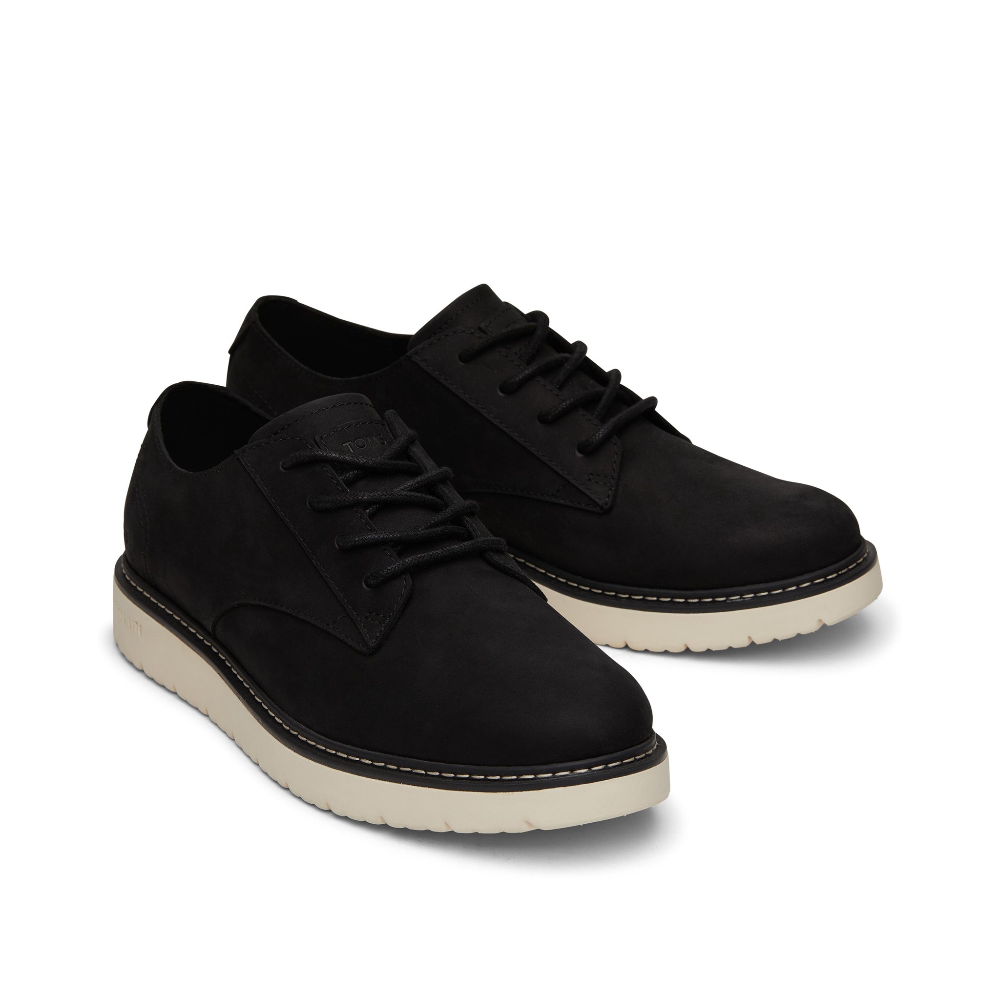 Navi TRVL LITE Black Water Resistant Dress Shoe Front View