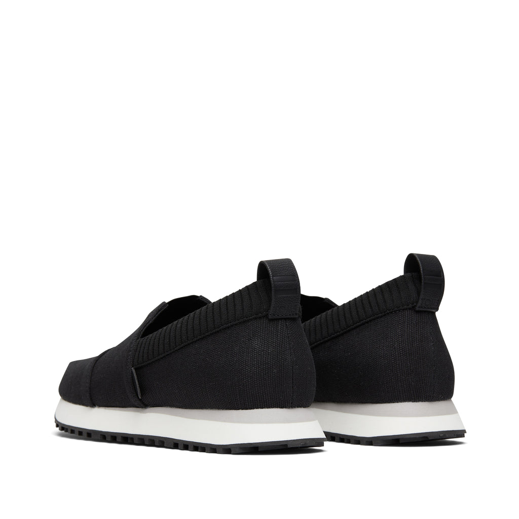 Resident 2.0 Black Heritage Canvas Sneaker Back View