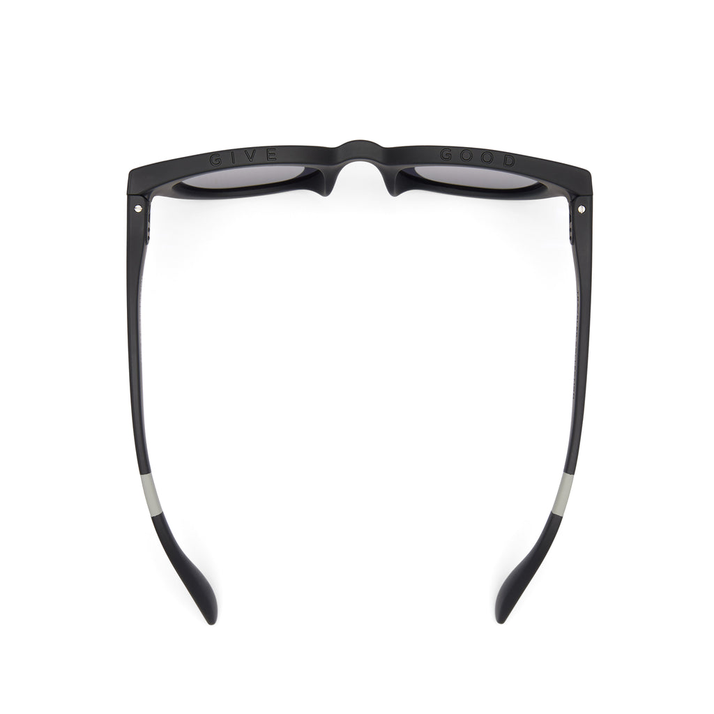 Rhodes Black Traveler Sunglasses Top View