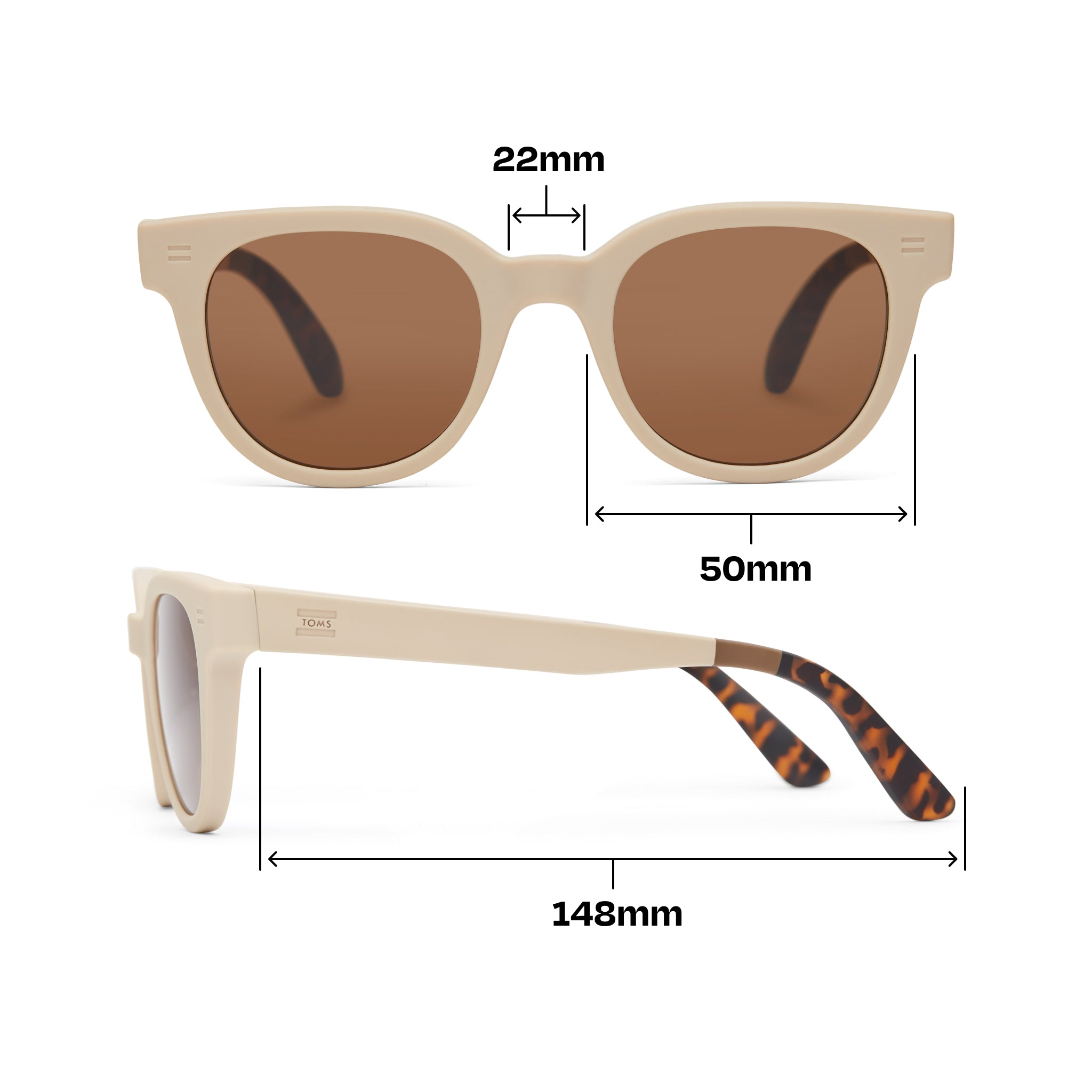 Unisex Brown Rhodes Traveler Sunglasses – TOMS.com