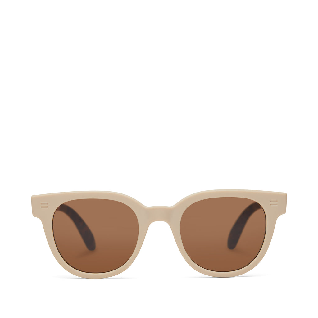 Rhodes Oatmilk Traveler Sunglasses Front View