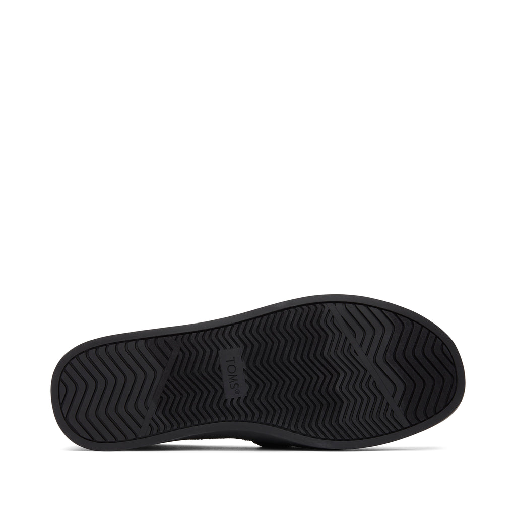 Kameron Black Slip On Sneaker Bottom Sole View