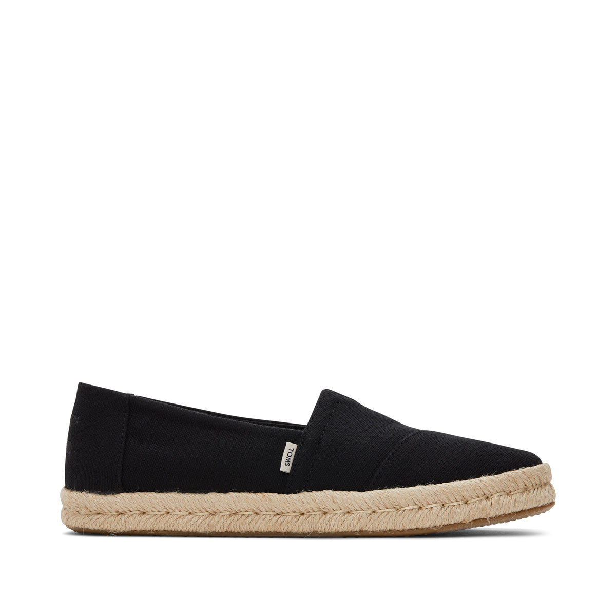 Womens Alpargata Rope 2.0 Black Recycled Cotton Espadrille – TOMS.com