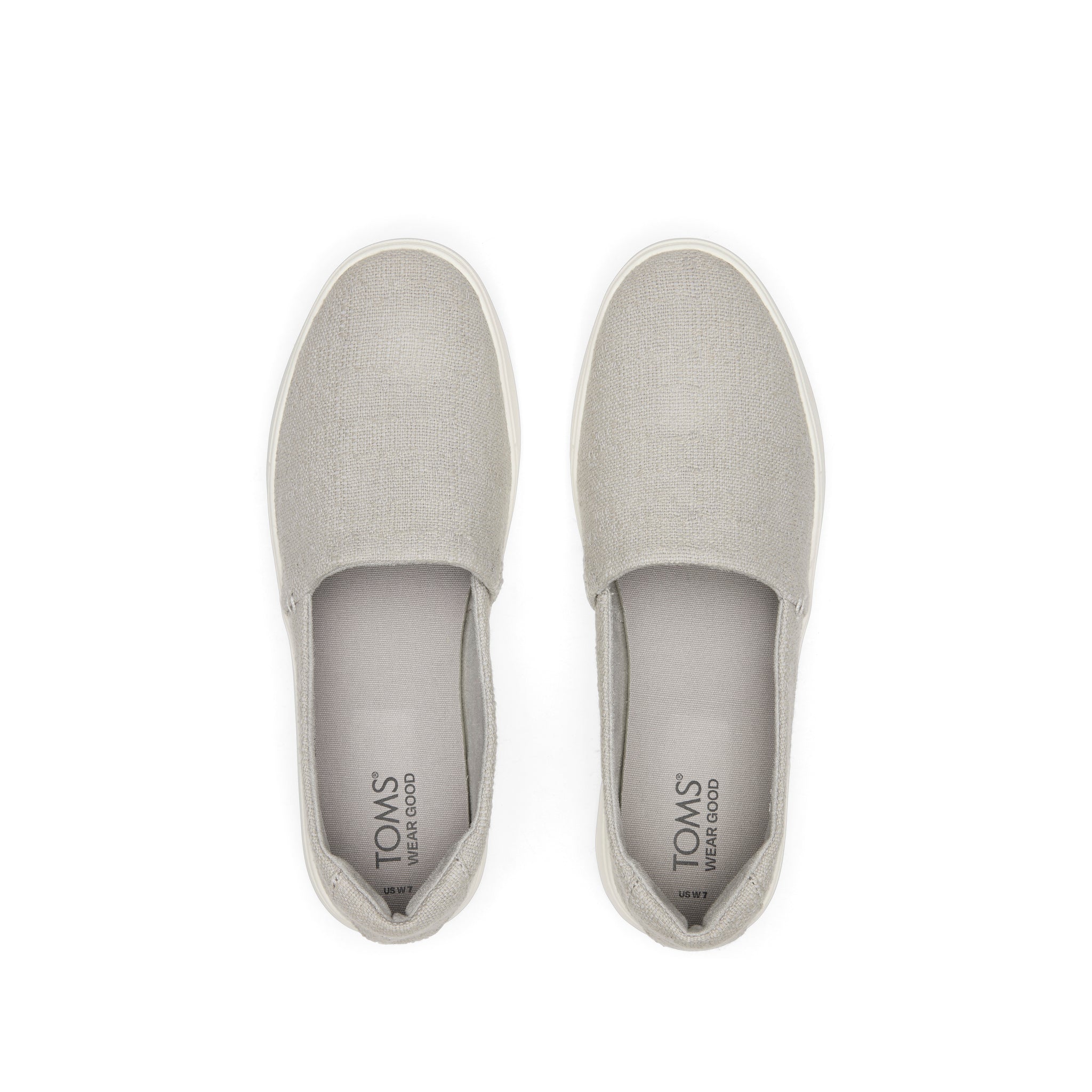 Kameron Grey Slip On Sneaker Top View