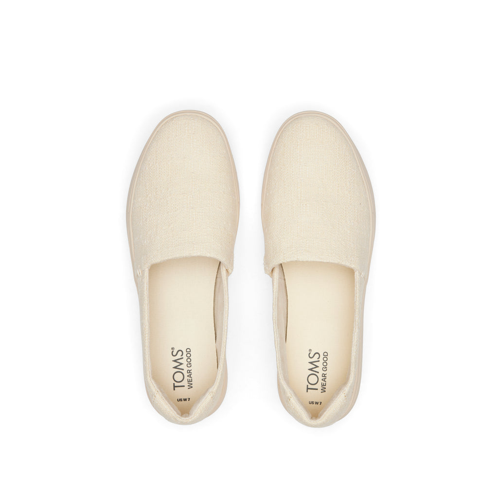 Kameron Natural Slip On Sneaker Top View