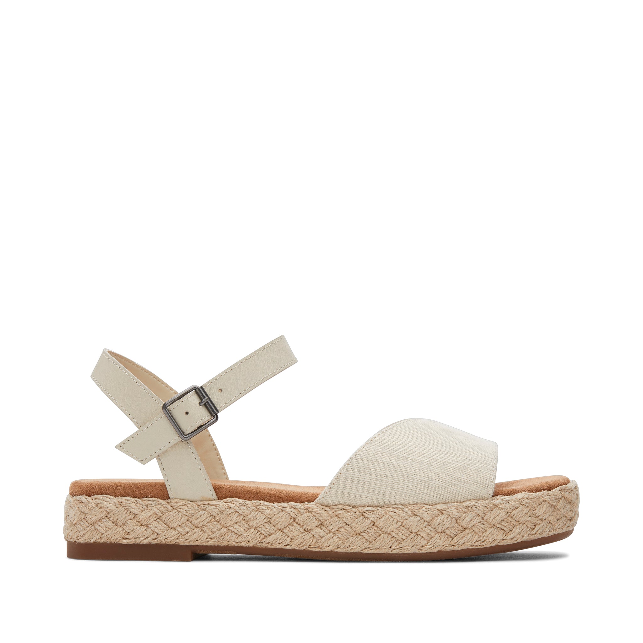 Womens Abby Natural Flatform Espadrille Sandal