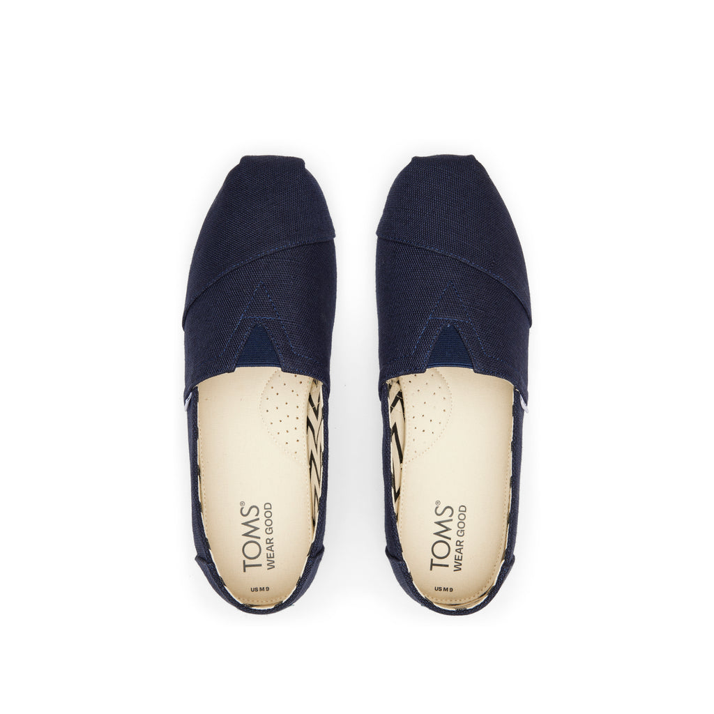 Alpargata Navy Heritage Canvas Top View