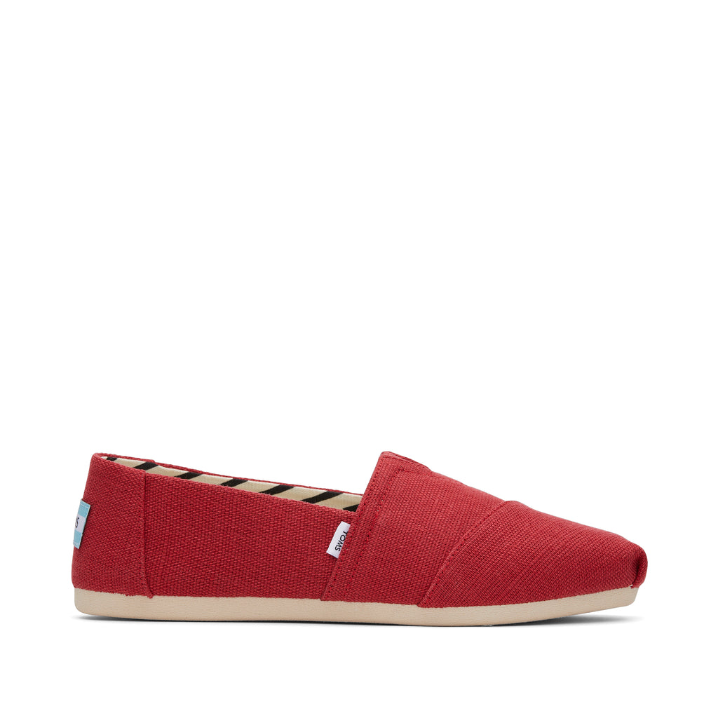 Alpargata Red Heritage Canvas Side View