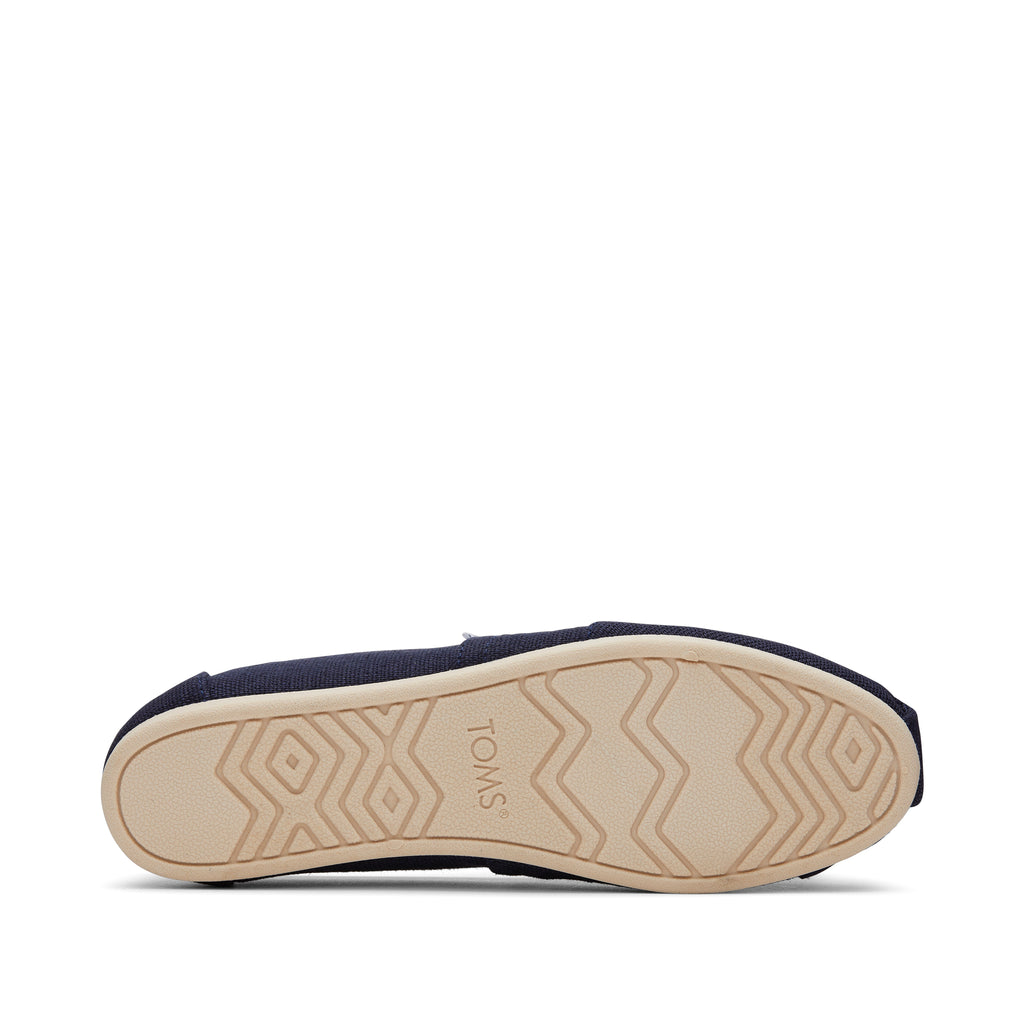 Alpargata Navy Heritage Canvas Bottom Sole View