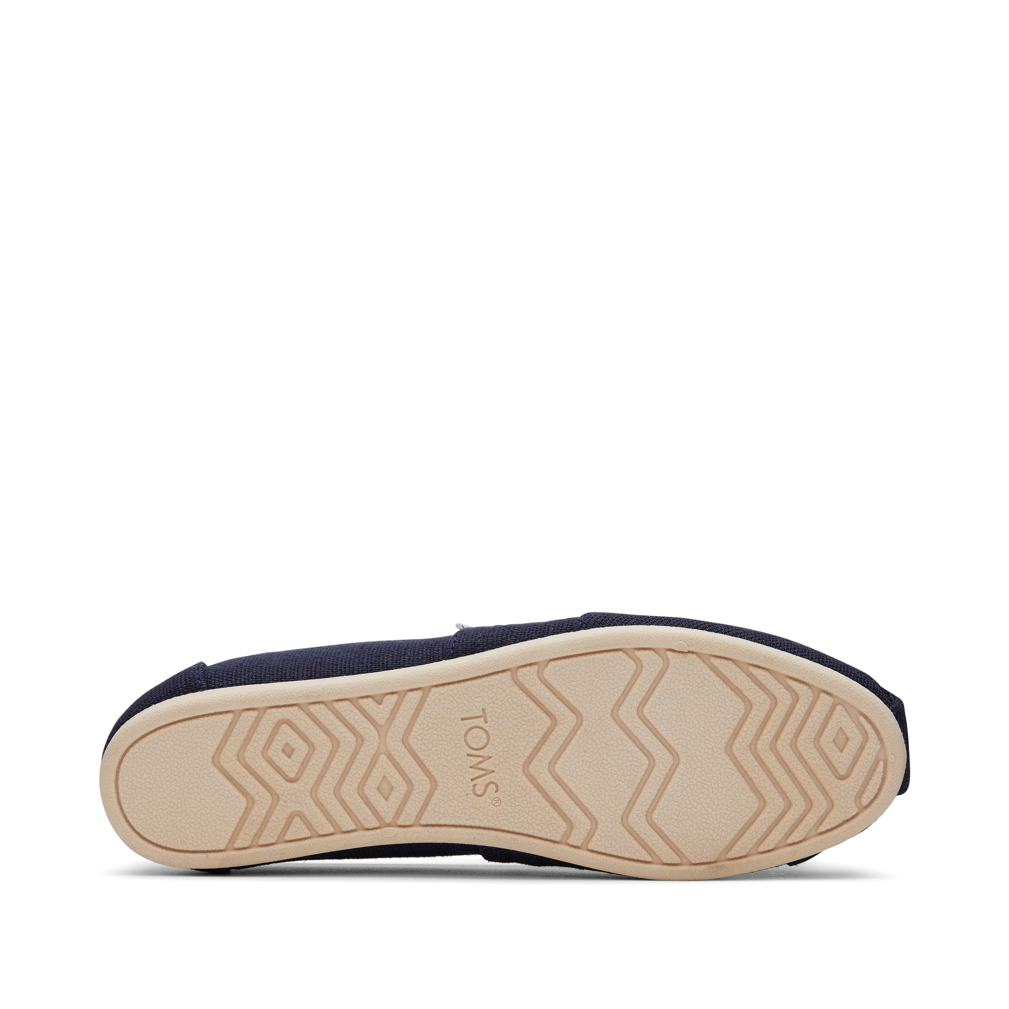 Alpargata Navy Heritage Canvas Bottom Sole View