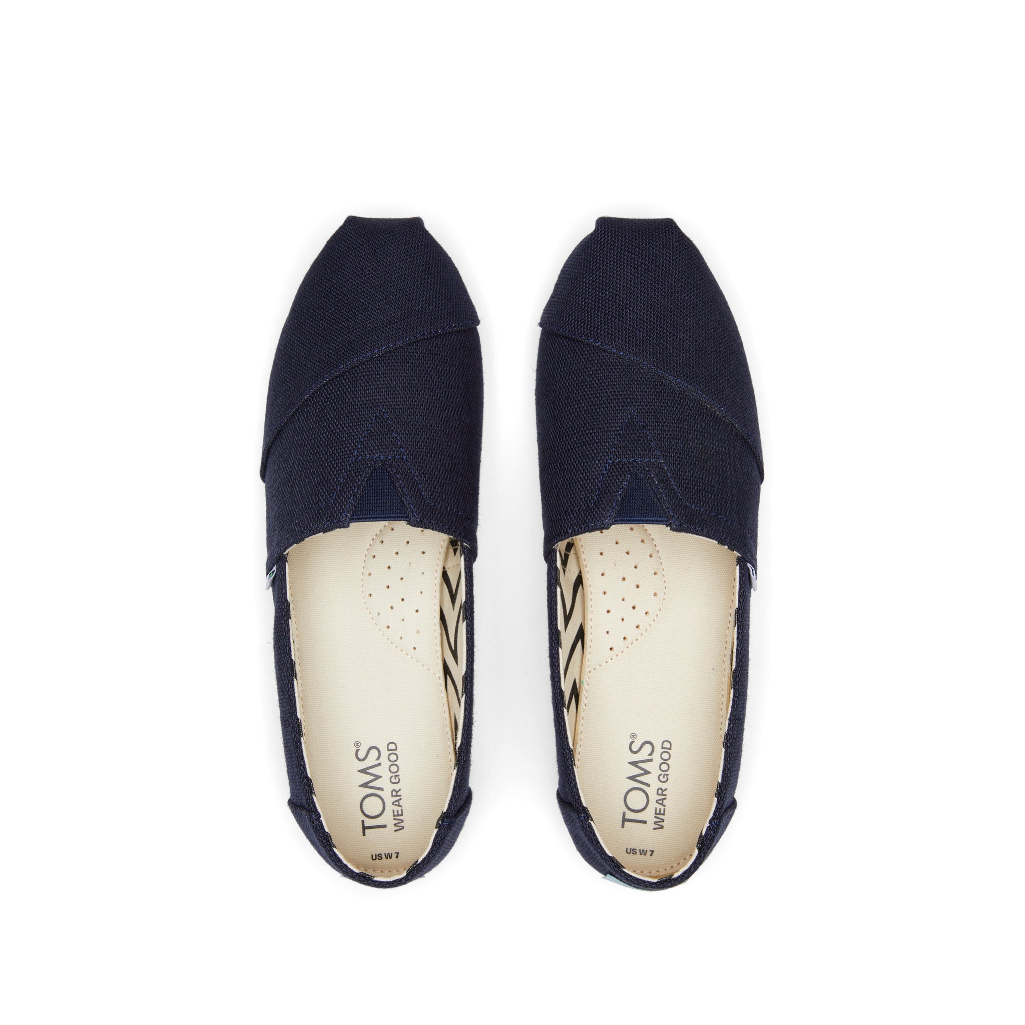 Alpargata Navy Heritage Canvas Top View