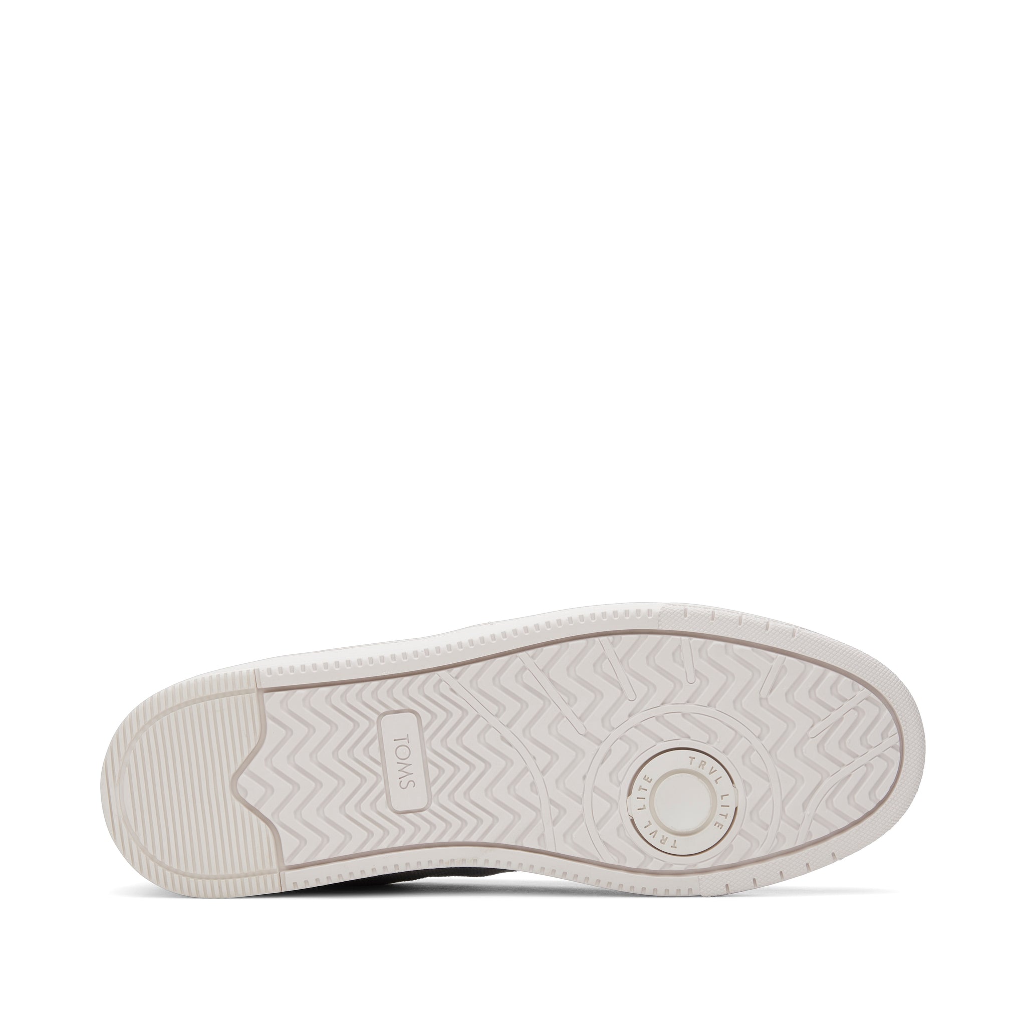 TRVL LITE Court Grey Heritage Canvas Sneaker Bottom Sole View